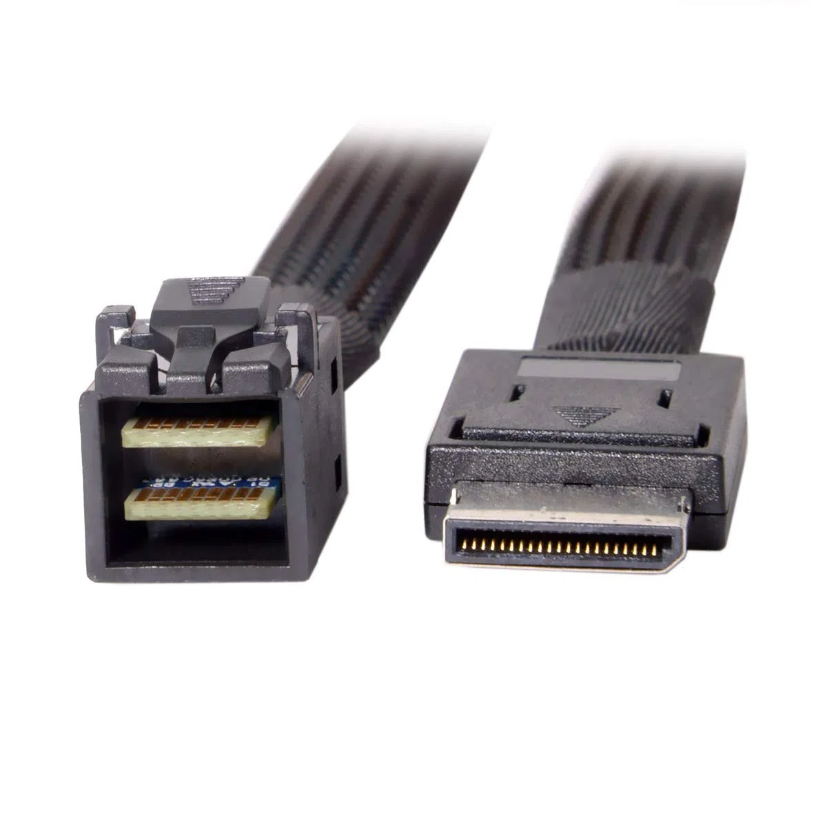OCuLink PCIe PCI-Express SFF-8611 4i vers SFF-8643 Câble de données Active SSD 50 cm