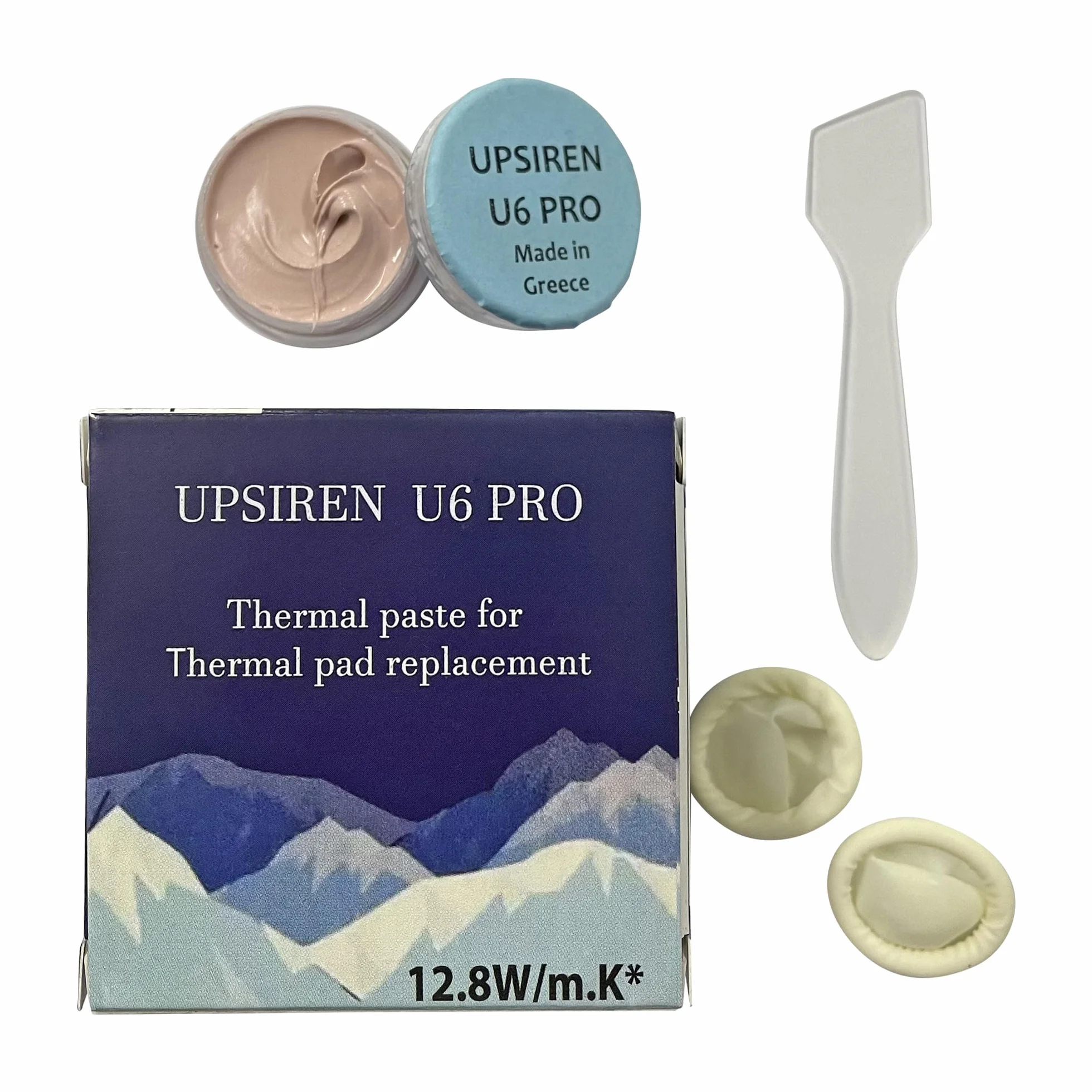 UPSIREN U6 Pro 10g Mastic Thermique pour Processeur VGA GPU IC Refroidissement Rapide Pad Thermique Remplacement Mastic de Blocage de la Chaleur Haute Performance