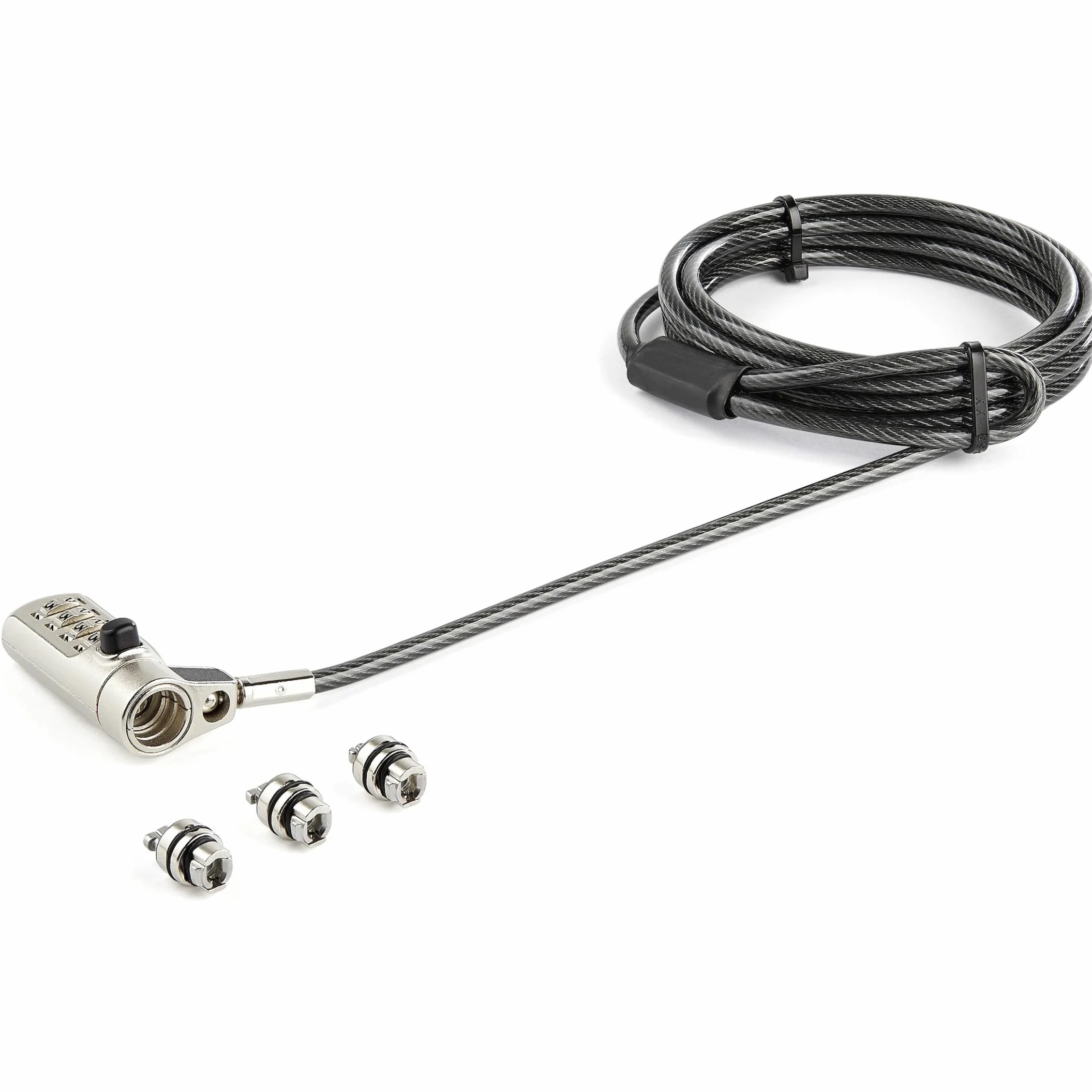 StarTech.com Câble de verrouillage à combinaison de 2 m pour ordinateur portable - Pour K-Slot, Nano, Wedge Slot