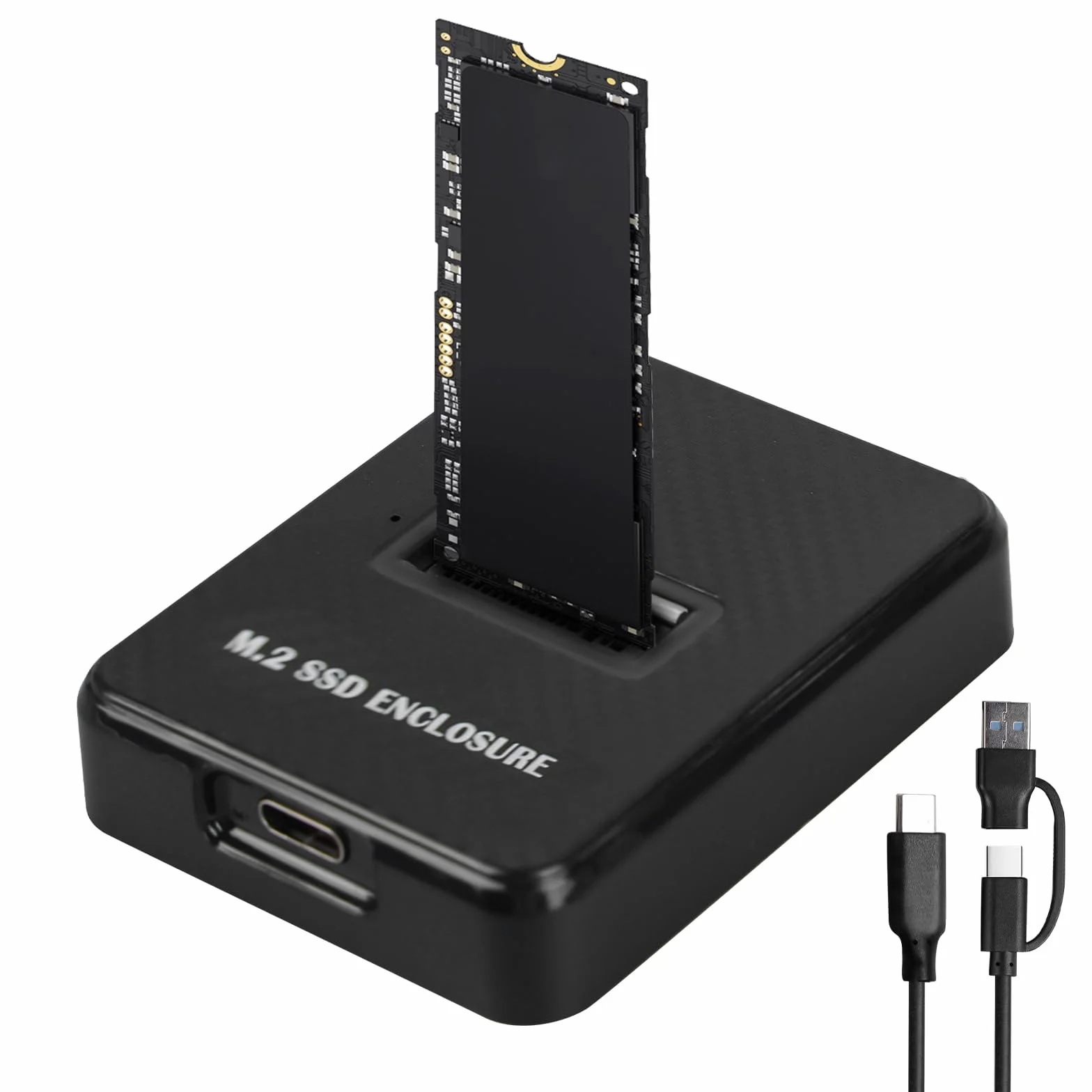 M.2 NVMe & SATA Docking Station, Disques Dur Disques Dur Station d'accueil 10Gbps USB 3.2 Gen2 Adaptateur pour M-Key/B+M Key Dual Protocole Boîtier SSD externe NVMe & NGFF pour SSD 2230/2242/2260/2280