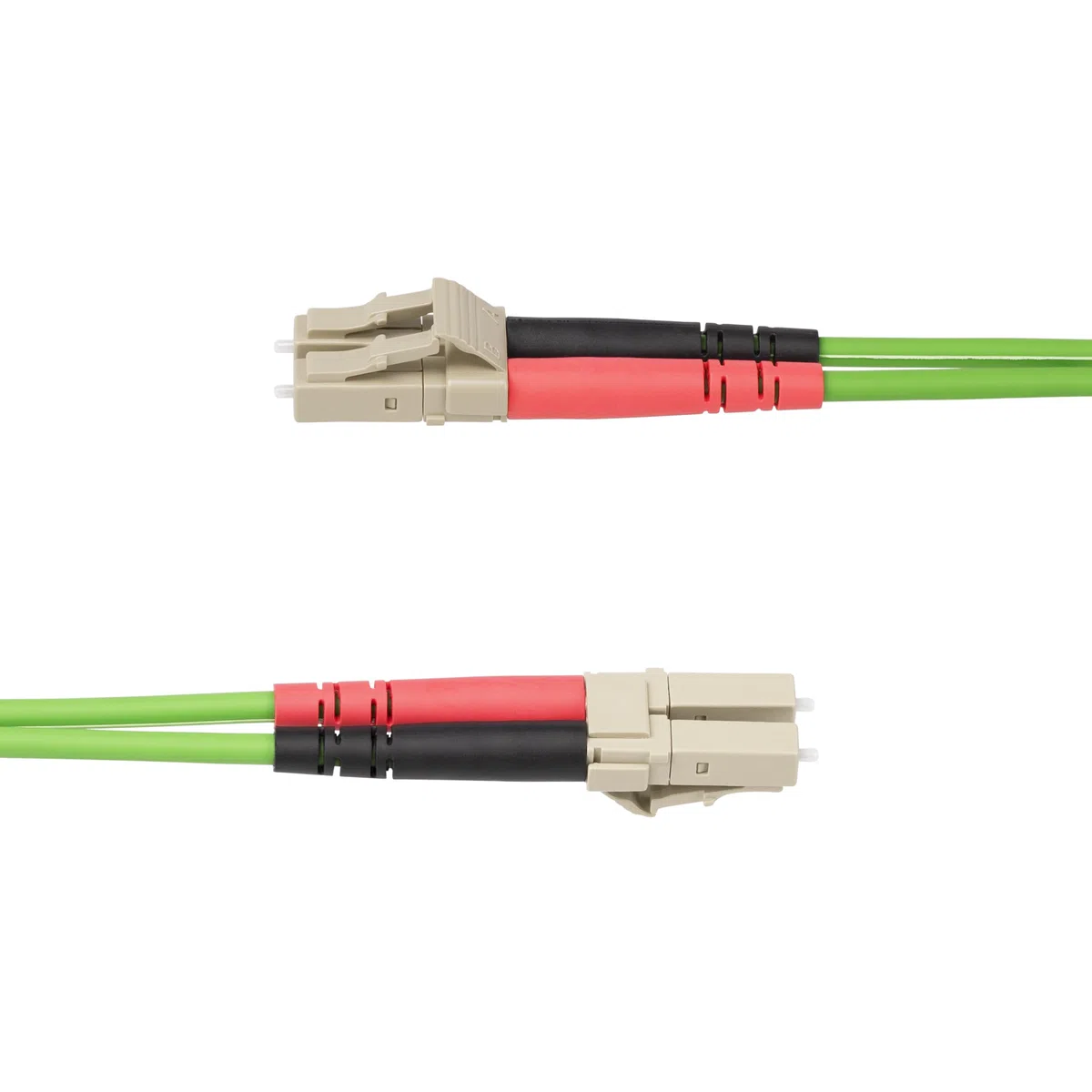 StarTech.com Câble Fibre Optique Multimode OM5 LC à LC (UPC) de 20m, Cordon/Jarretière/Connecteur Fibre Optique 50/125µm Duplex LOMMF Zipcord, VCSEL, 40G/100G, Cordon Fibre LSZH (LCLCL-20M-OM5-FIBER)