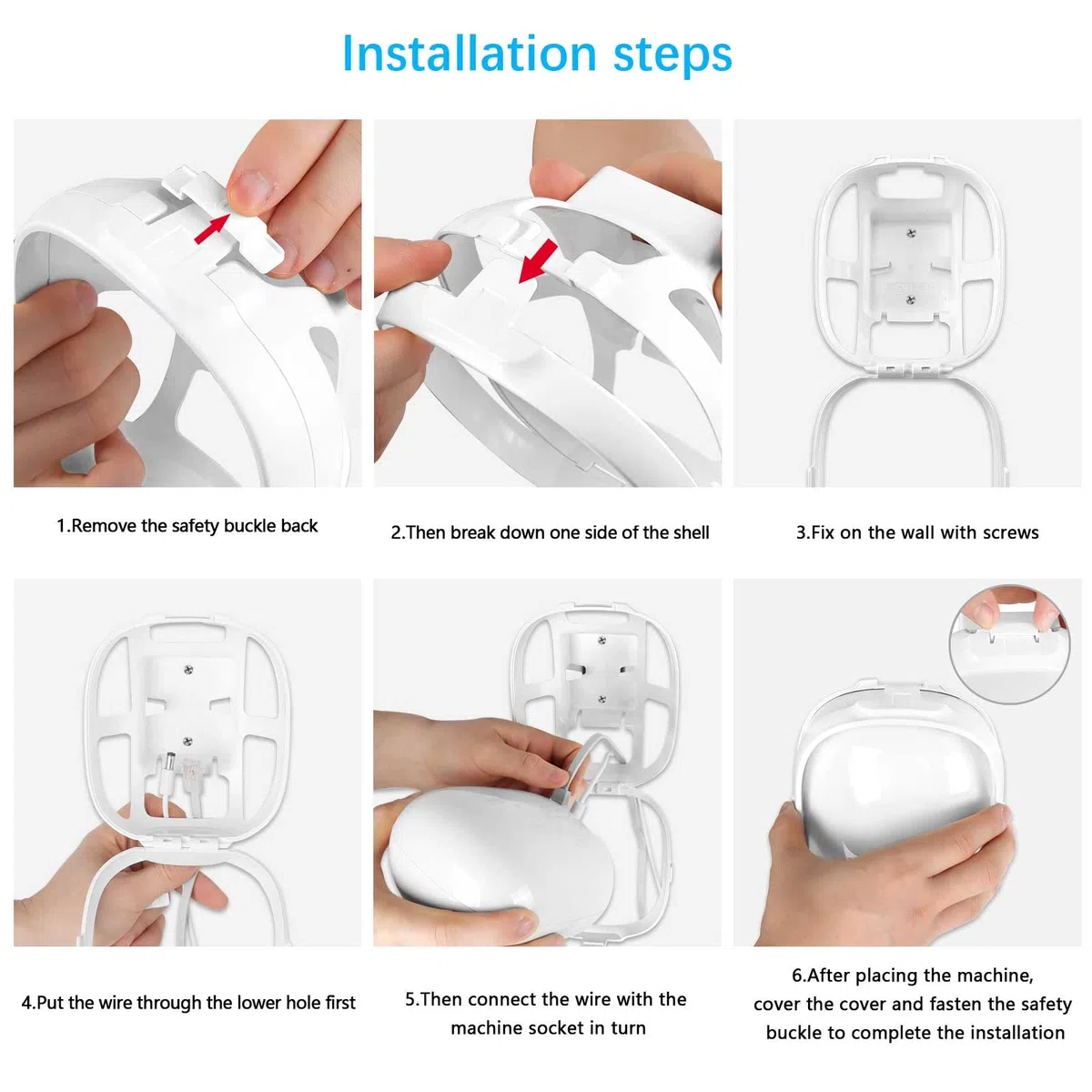 HOLACA Support de routeur Wifi pour Google Wifi Pro - Wi-Fi 6E - Système domestique fiable - Blanc