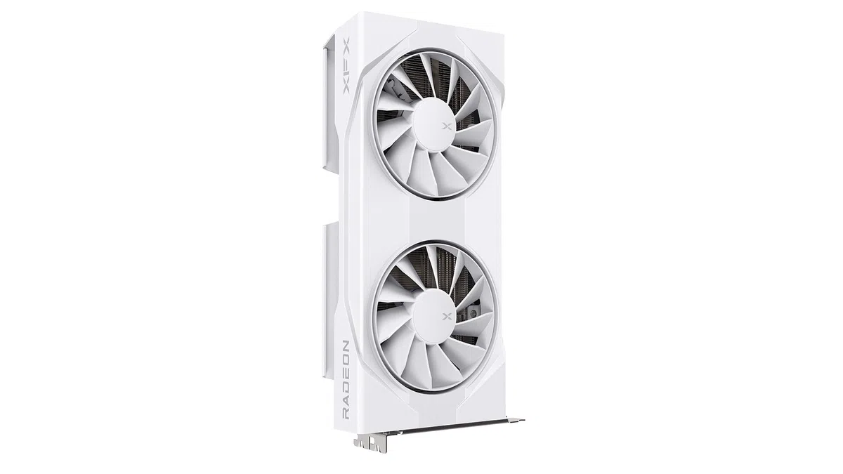 XFX Swift AMD Radeon RX 9060 XT OC White Gaming Edition avec 16 Go GDDR6 HDMI 2xDP, AMD RDNA™ 4 (RX-96TSW16WQ)