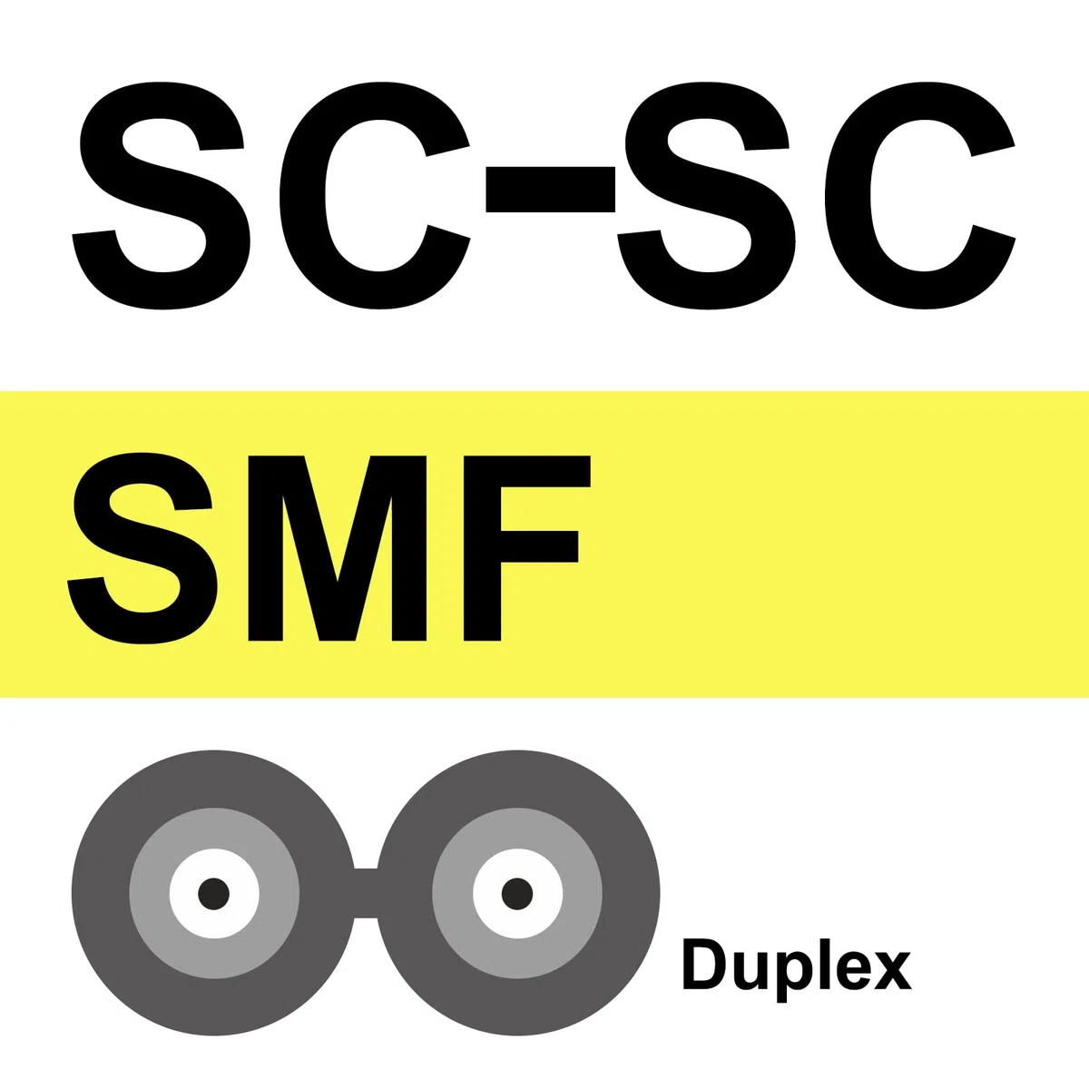 10Gtek Fiber Patch Cable - SC to SC OS2 10Gb/Gigabit Singlemode Jumper Duplex 9/125 LSZH Fiber Optic Cord, Yellow, 25-Meter(82-ft)