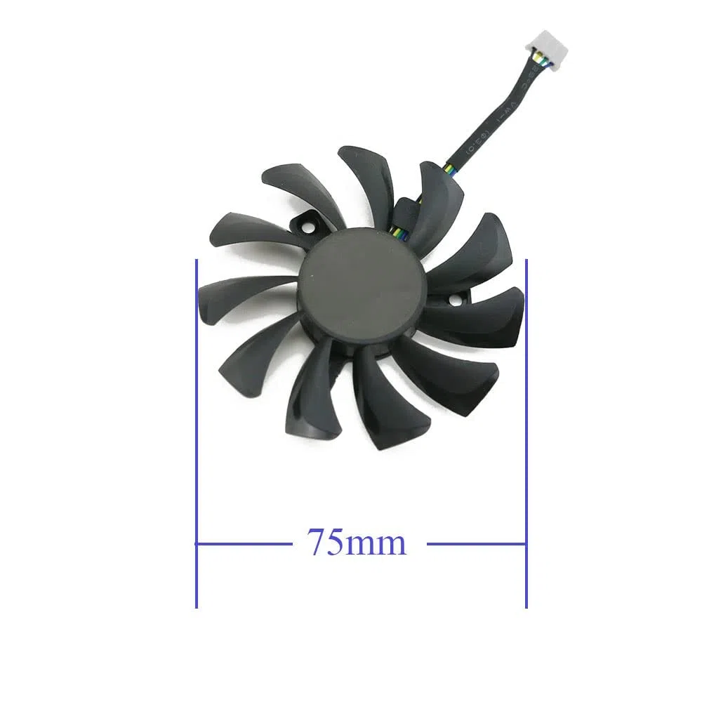 GA81S2U Ventilateur de refroidissement pour carte graphique GPU GTX970 75 mm pour ZOTAC GeForce GTX 970