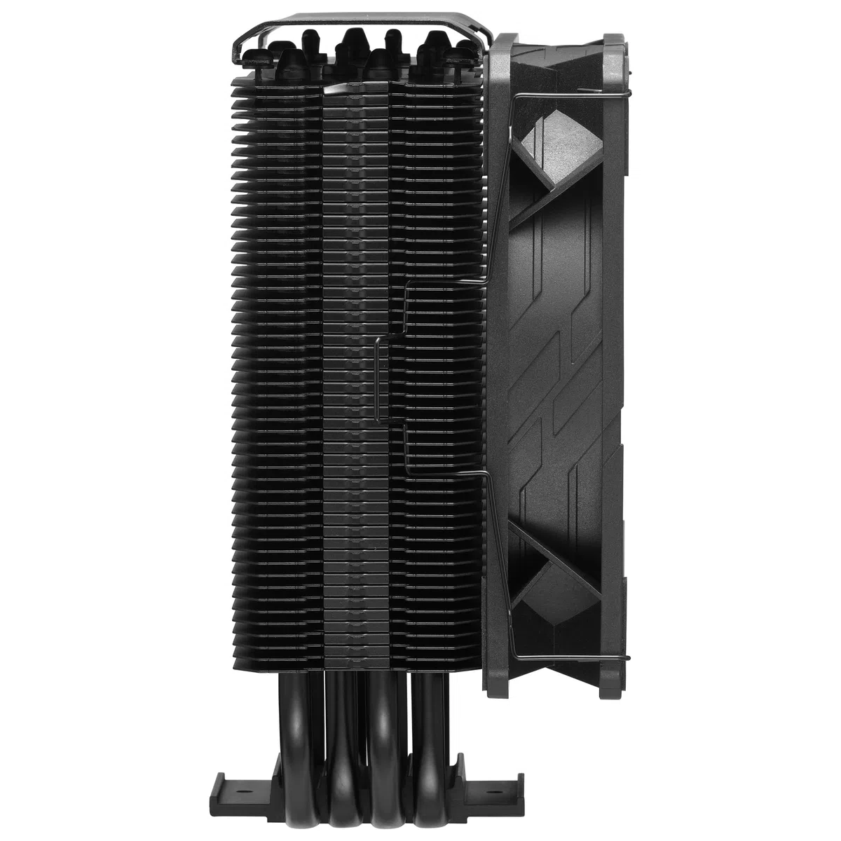Cooler Master Hyper 212 Black Refroidisseur CPU Ventirad - Finition Aluminium, 4 Caloducs Compacts à Contact Direct Continu, Ventilateur SickleFlow 120 Edge, Brackets LGA1700 & AM5 - Noir