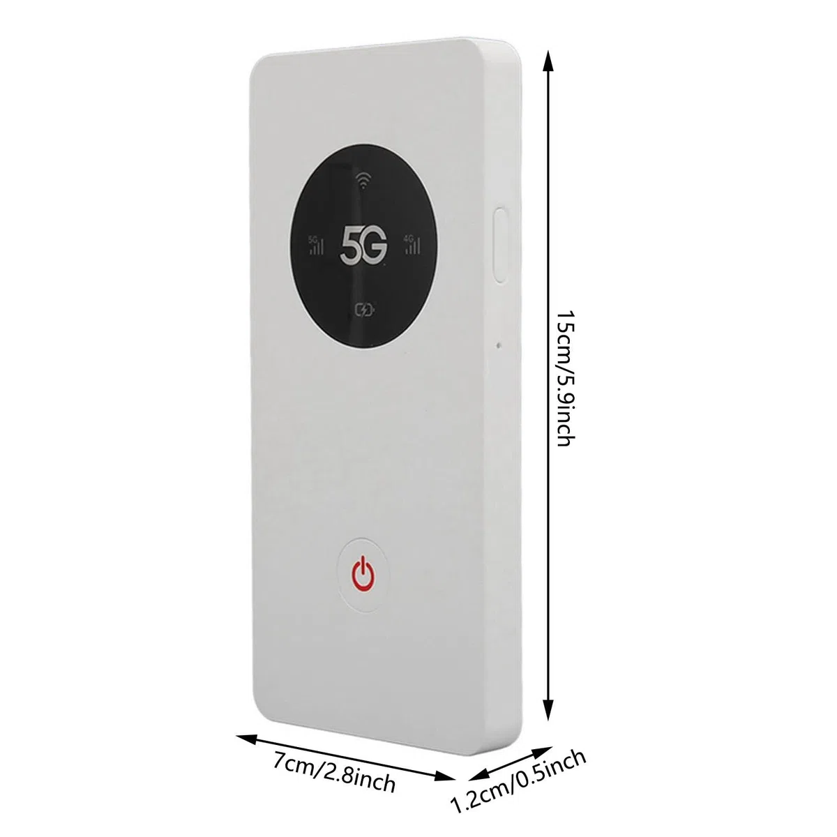 Routeur 5G, Point D'accès Mobile WiFi 5G, WiFi de Poche 5G avec Emplacement Nano SIM, Point D'accès WiFi Portable pour Les Voyages, Mobile WiFi pour Les Voyages, Les Vacances en