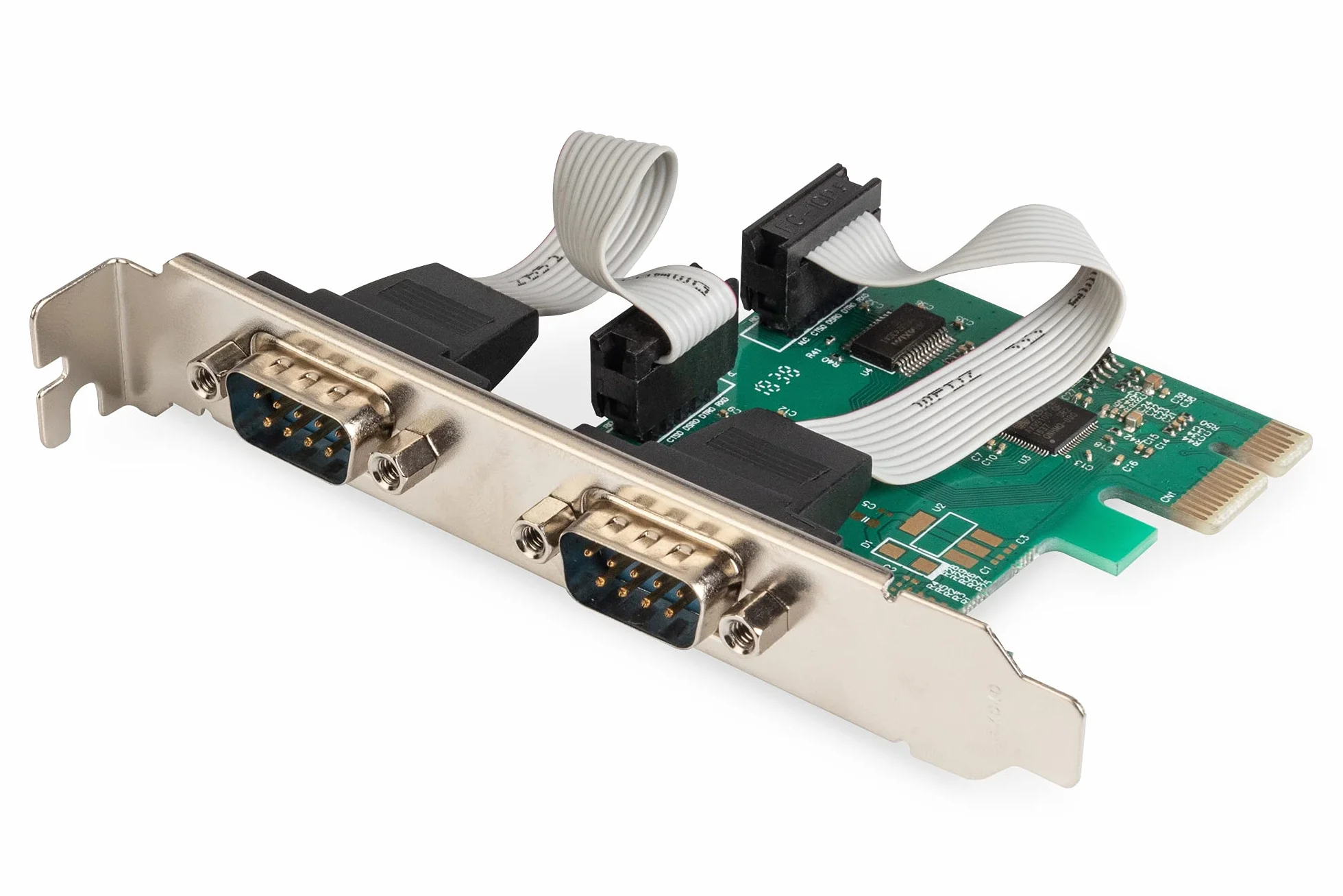 Digitus 2 x DB9 M Carte et Adaptateur d'interfaces Interne Série