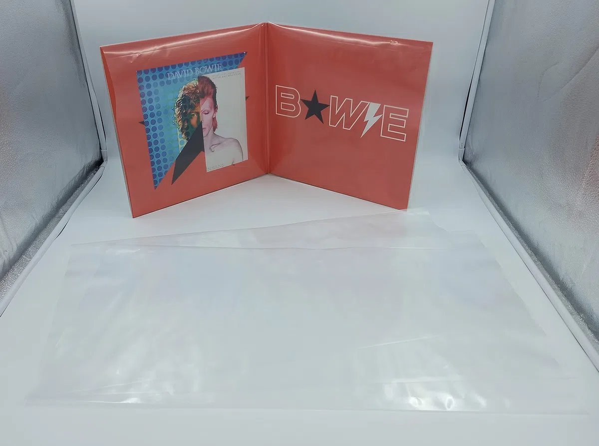 50 Pochettes Double de Protection en Plastique pour vinyles 33 Tours Gatefold