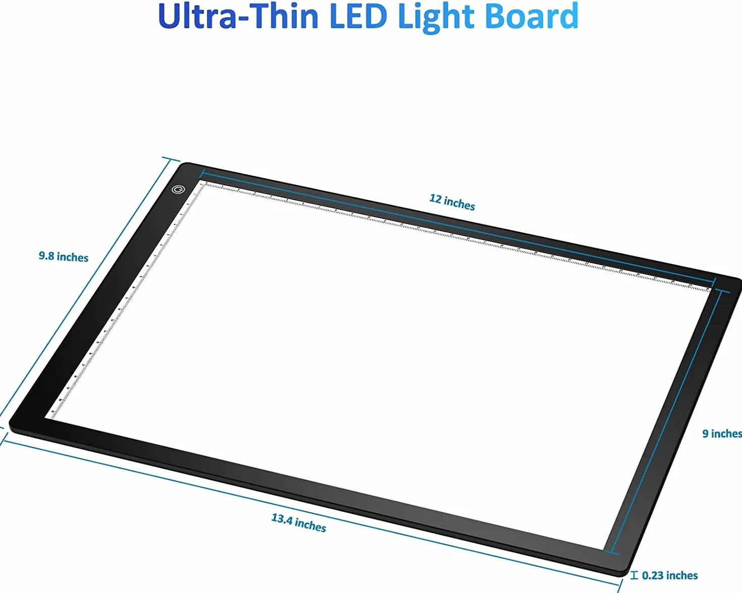 eyesen Scanner de Pellicule Portable Ultra-Mince de Panneau Lumineux LED 12pox 9po| Convertit de Négatifs et Diapositives 35mm en Photos Numériques avec Votre de Smartphone