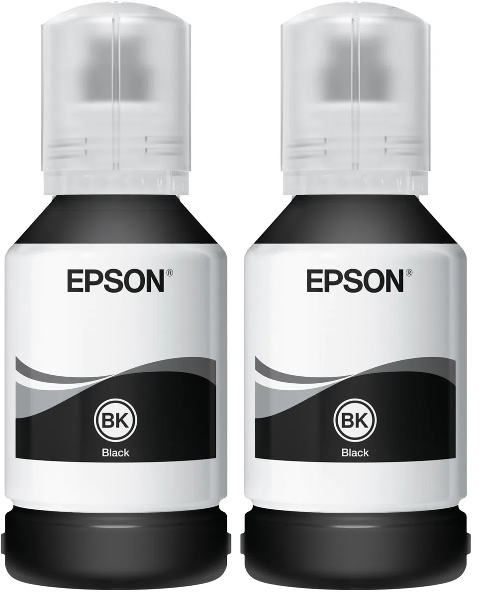 Epson 111 EcoTank Pigment Black Ink Bottle (Lot de 2)