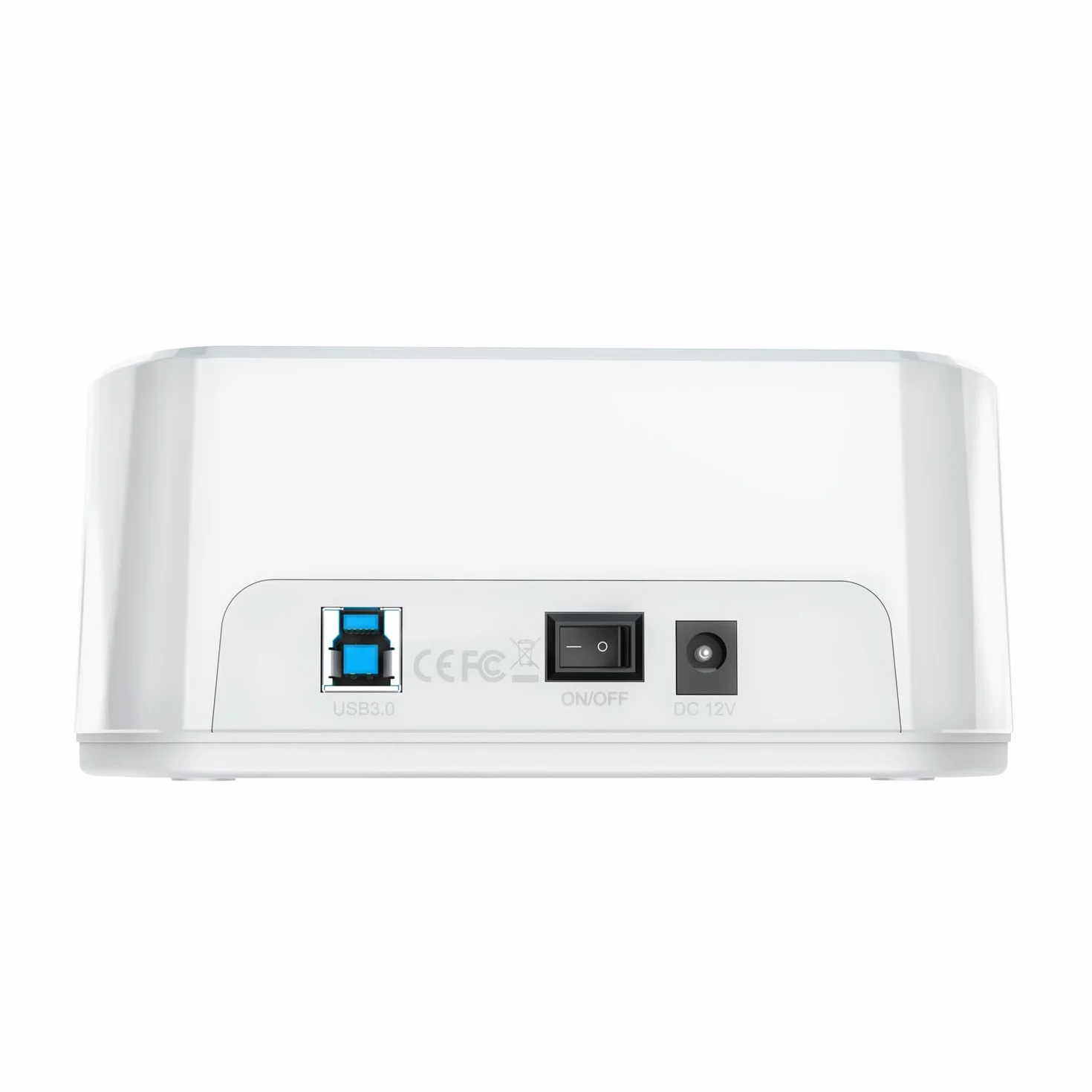 AISENS - ASDS-D02W - Station d'accueil Double Baie Asds-D02W SATA 2.5/3.5 A USB 3.0/3.1 Gen1, Clone, Blanc