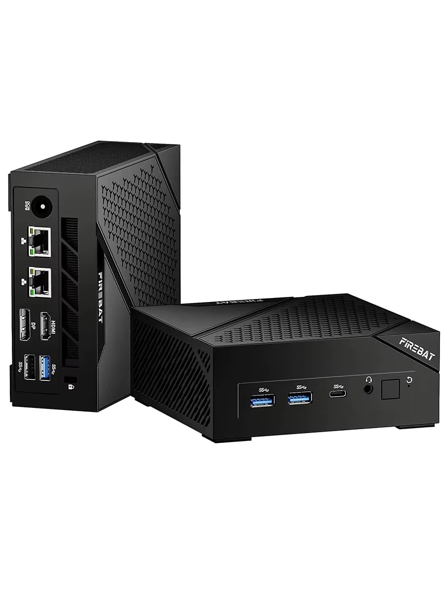FIREBAT AM02 LP Mini PC R5 6600H 16Go DDR5 512Go SSD Dual RJ45 Win11