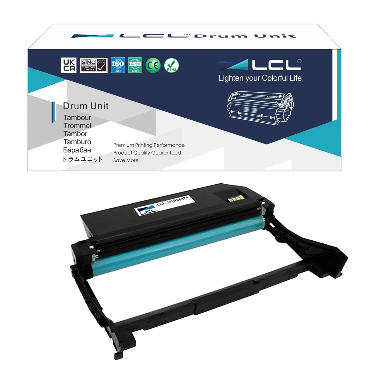 LCL Tambour Compatible 101R00474 Phaser 3260DI, Phaser 3260DNI WorkCentre 3215NI WorkCentre 3225DNI Drum (1Noir) Remplacement pour Xerox Phaser 3260DI 3260DNI, 3260VI WorkCentre 3215NI 3225DNI