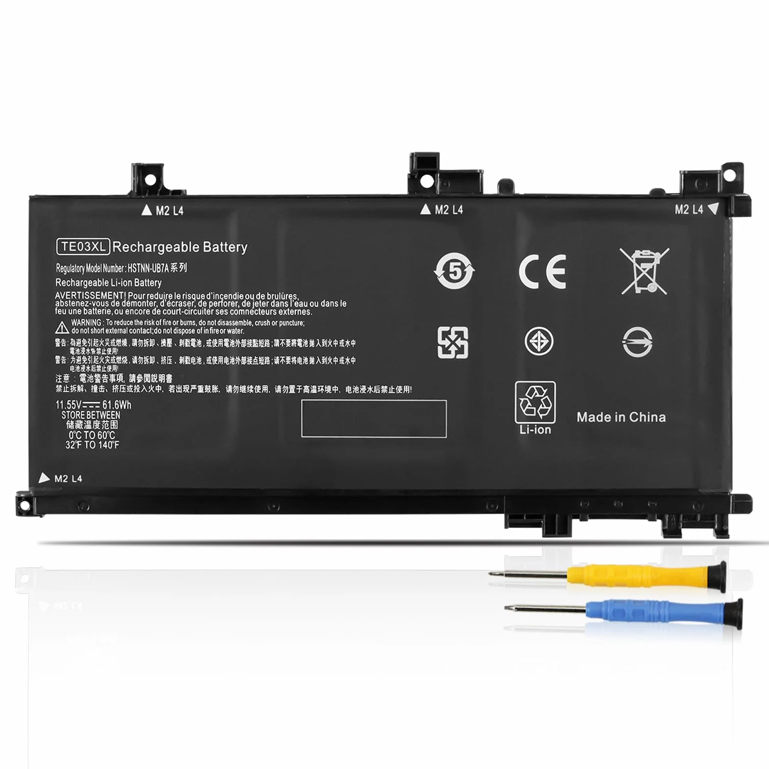 K KYUER TE03XL Batterie pour HP Omen 15-ax000 Pavilion 15-bc000 15-bc000ng bc003ng bc004ng bc005ng bc006ng bc009ng bc011ng 15-ax007ng ax003ng ax000nl ax005ng ax001ns ax008ns ax038nf ax009ng TPN-Q173