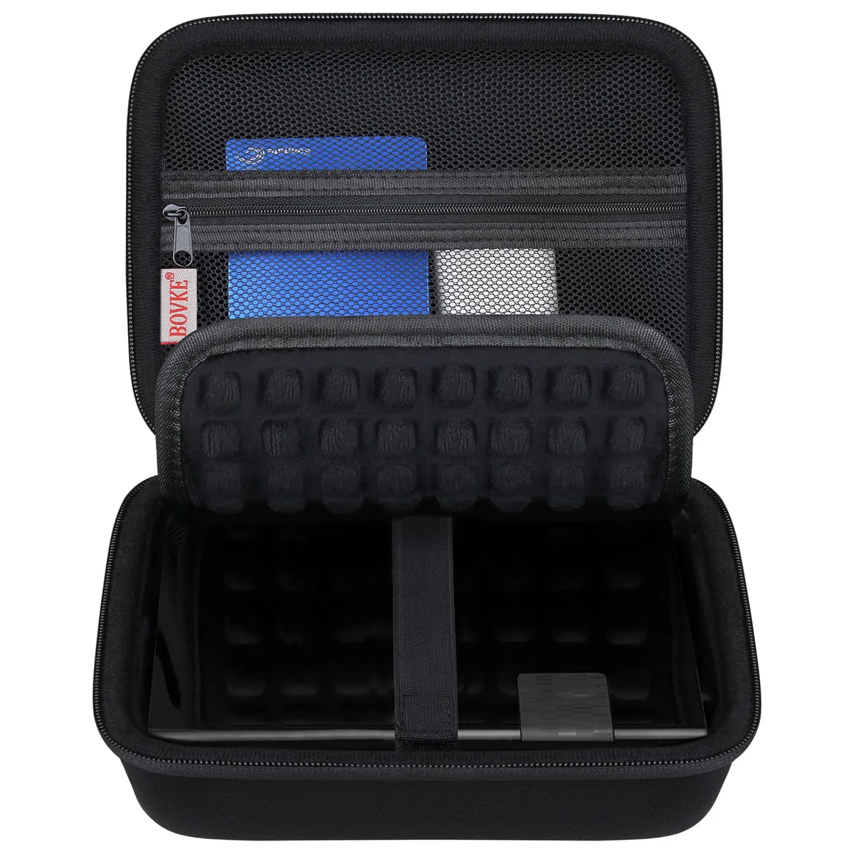 BOVKE Disques Durs Étui pour Seagate Expansion WD Expansion My Book Desktop Disque Dur Externe HDD 6TB 8TB 10TB 12TB 14TB 16TB 18TB 22TB 24TB 26TB 28TB 3,5 Pouces, Noir+Noir