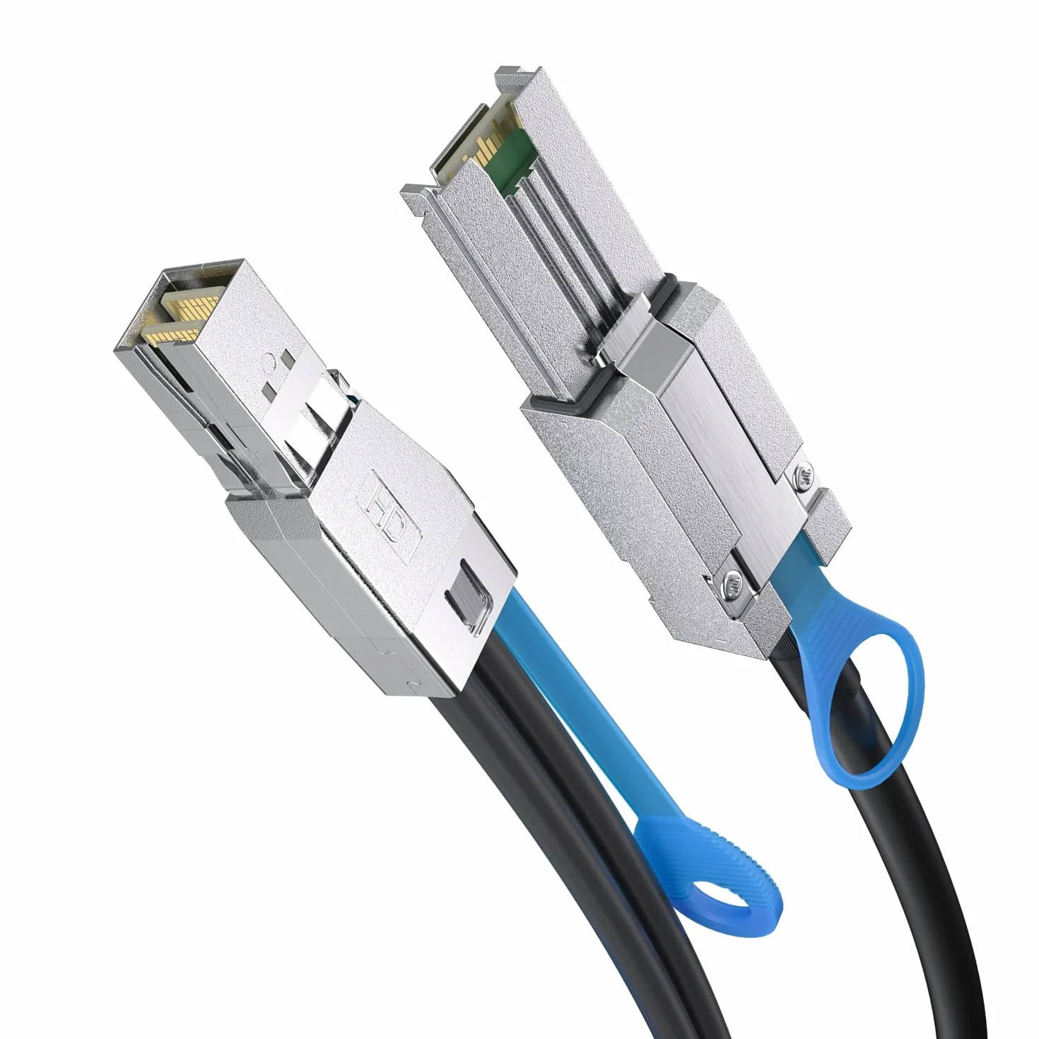 HiFiber Mini SAS SFF-8088 vers SFF-8644 Câble Raid serveur de données HD haute densité, 6 Gbps, 0.5 mètre (1.65ft)
