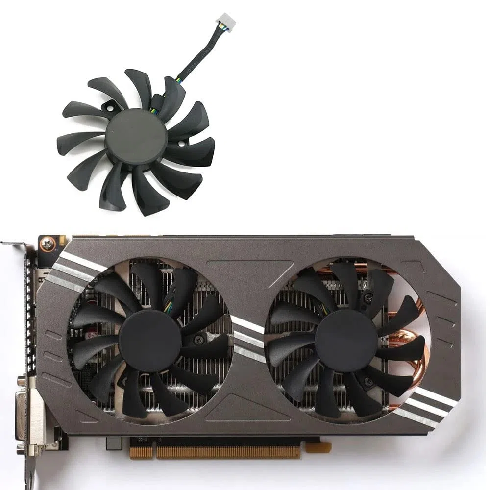 GA81S2U Ventilateur de refroidissement pour carte graphique GPU GTX970 75 mm pour ZOTAC GeForce GTX 970
