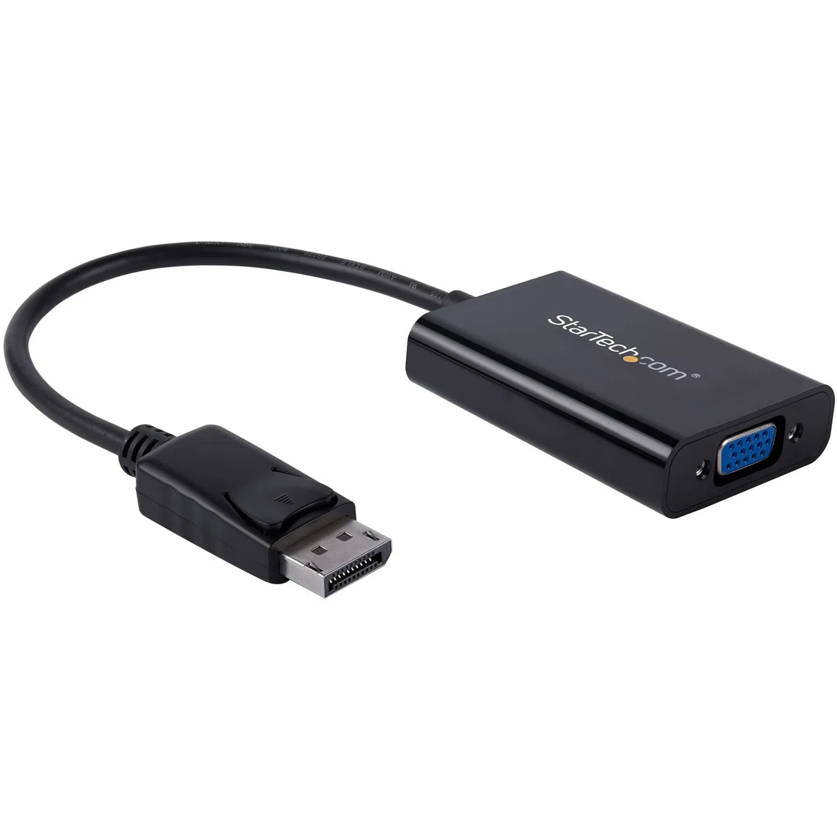 StarTech.com Adaptateur vidéo DisplayPort vers VGA avec audio - Convertisseur DP vers HD15 - M/F - 1920x1200 / 1080p - Noir (DP2VGAA)