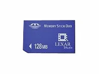 Lexar Carte Memory Stick (MS) Pro Duo Carte Mémoire Flash 128 Mo