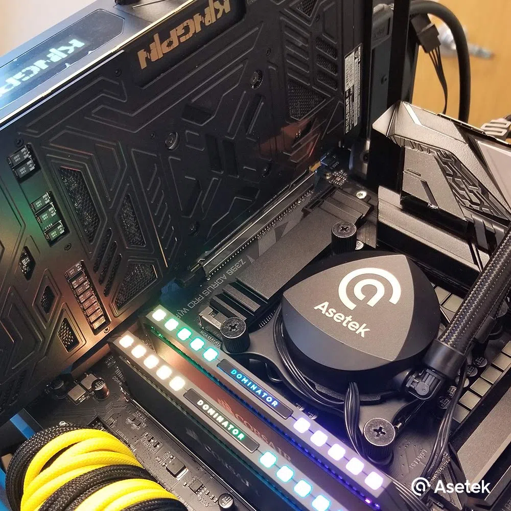 Intel LGA1700 Kit de rétention pour refroidisseurs liquides à base d'Asetek – Kit avec finition premium et installation facile