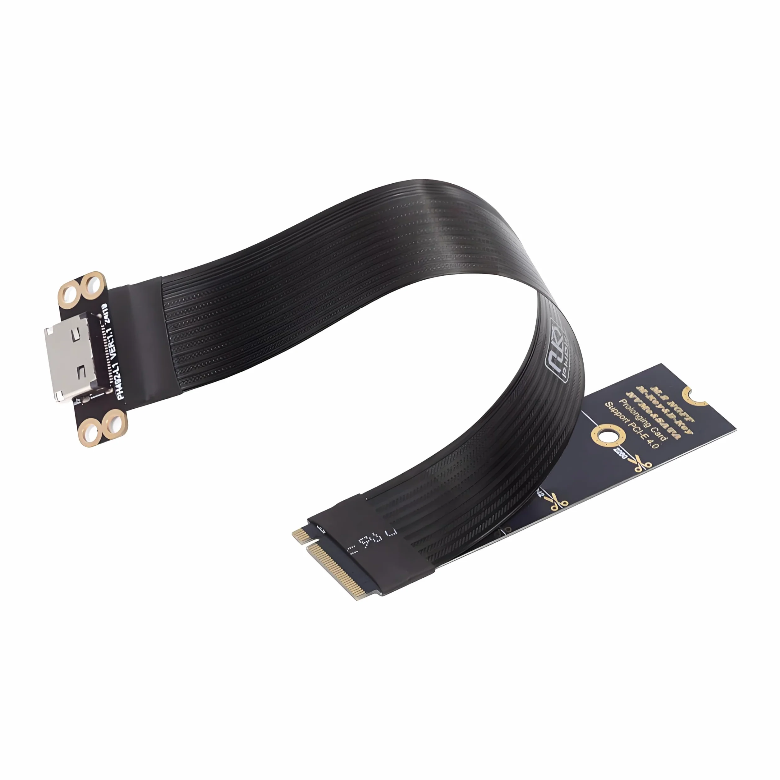 Câble hôte 2280 NGFF PCI-E4.0 M.2 M-key vers Oculink SFF-8612 SFF-8611 15 cm pour NVME U.2 SSD Egpu