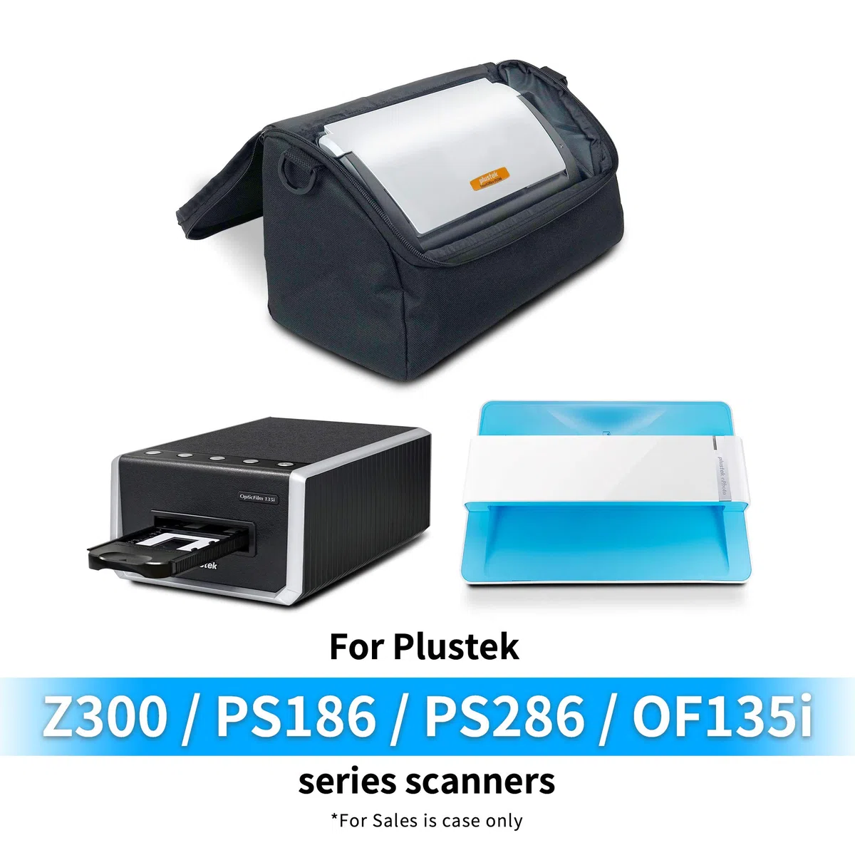 plustek Étui de transport pour scanner de documents – Anti-poussière, antistatique, couvercle anti-poussière et scanner de protection, scanner de documents Fujitsu ScanSnap et Brother