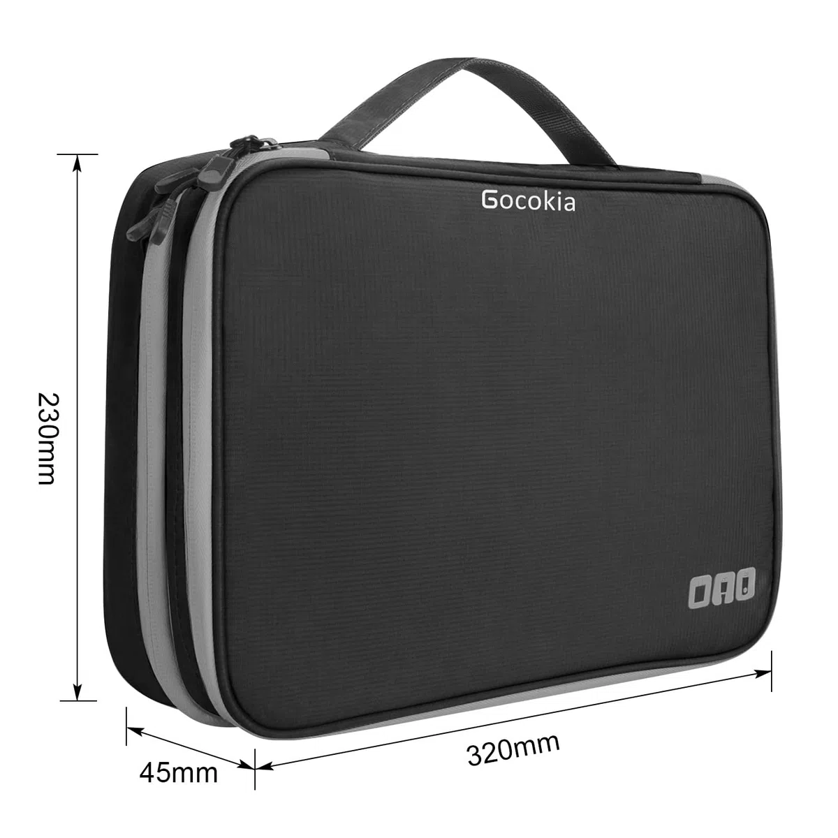 Organiseur d'accessoires électroniques de Voyage de 11,6 po
