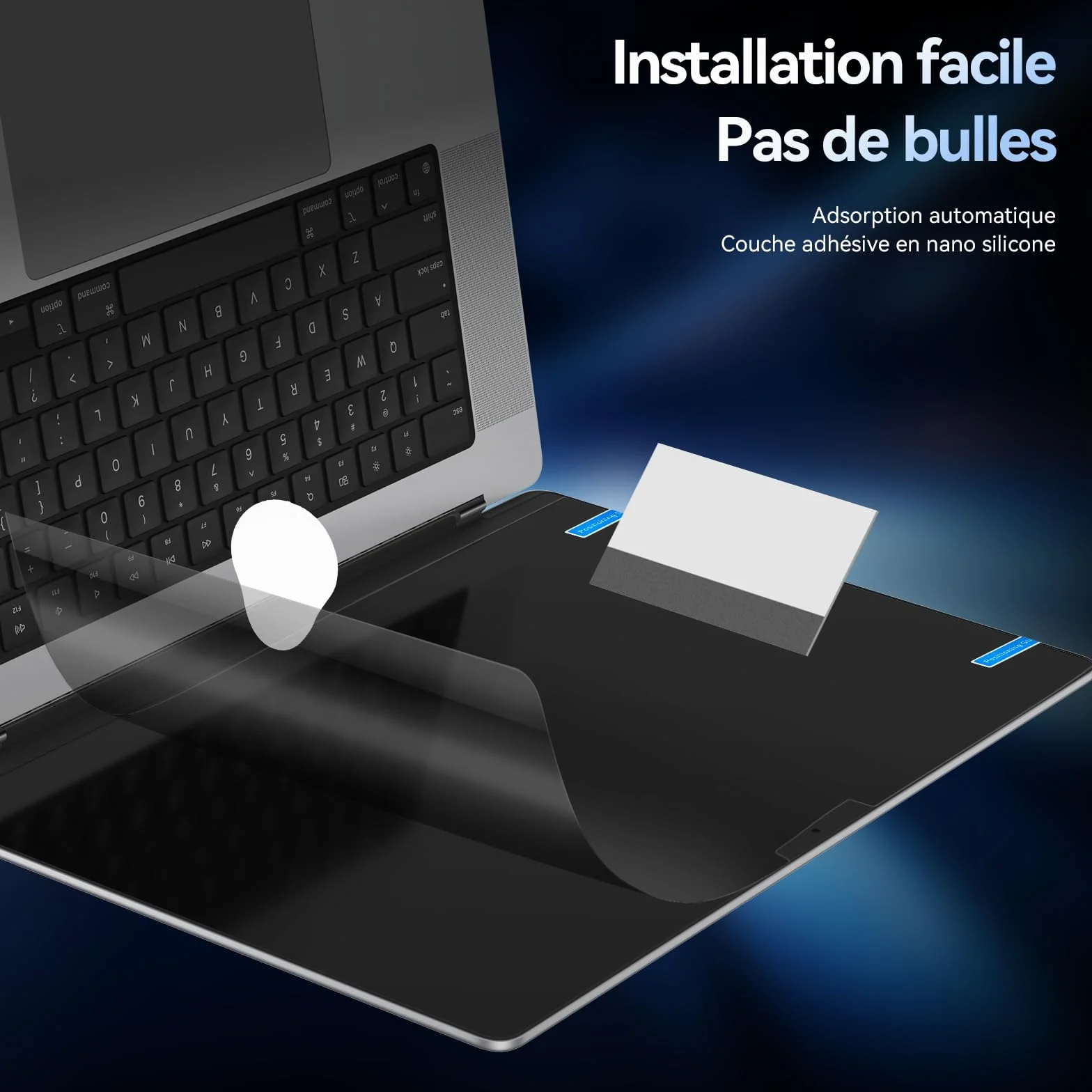 360° Filtre de Confidentialité pour MacBook Air 15 Pouces M5 2026 / M4 2025 / M3 2024 / M2 2023,Filtre Anti Espion Protection Ecran,Laptop Privacy Screen pour Mac 15