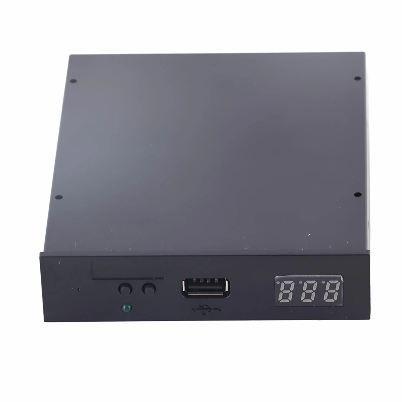 Émulateur de lecteur de disquette USB, 3,5", émulateur de lecteur de disquette Floppy USB pour clavier de musique, noir