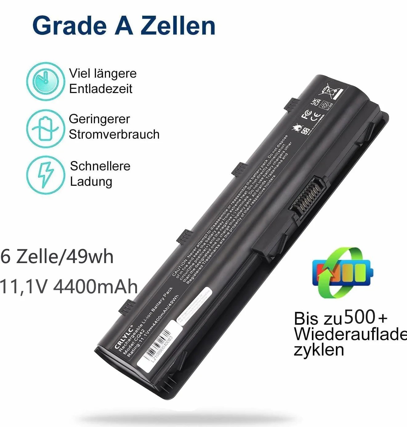 MU06 MU09 593553-001 Batterie pour HP 593554-001 593562-001 636631-001 HP G32 G42 G56 G62 G72 CQ42 CQ56 CQ57 CQ58 CQ62 CQ72 HSTNN-LB0W HSTNN-UB0W HSTNN-Q62C HSTNN-DB0W HSTNN-LB0Y HSTNN-LB0X