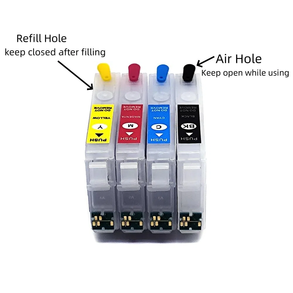 CAIDI Cartouche d'encre T503 503 503xl Puce d'arc à réinitialisation Automatique pour imprimante epson Expression Home XP-5200 XP-5205 WF-2960 WF-2965
