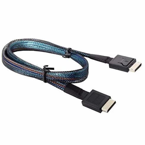 Cablecc - Câble OCuLink - PCIe - PCI-Express - SFF-8611 - 4i vers OCuLink - SFF-8611 - SSD - 50 cm