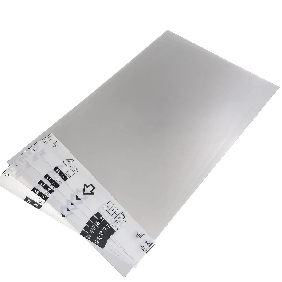 Lot de 5 Feuilles de Support CS-A3001 CS-A3301 compatibles avec Les scanners Brother A4 pour A3 B4 Pliés Papier Fin et plissé