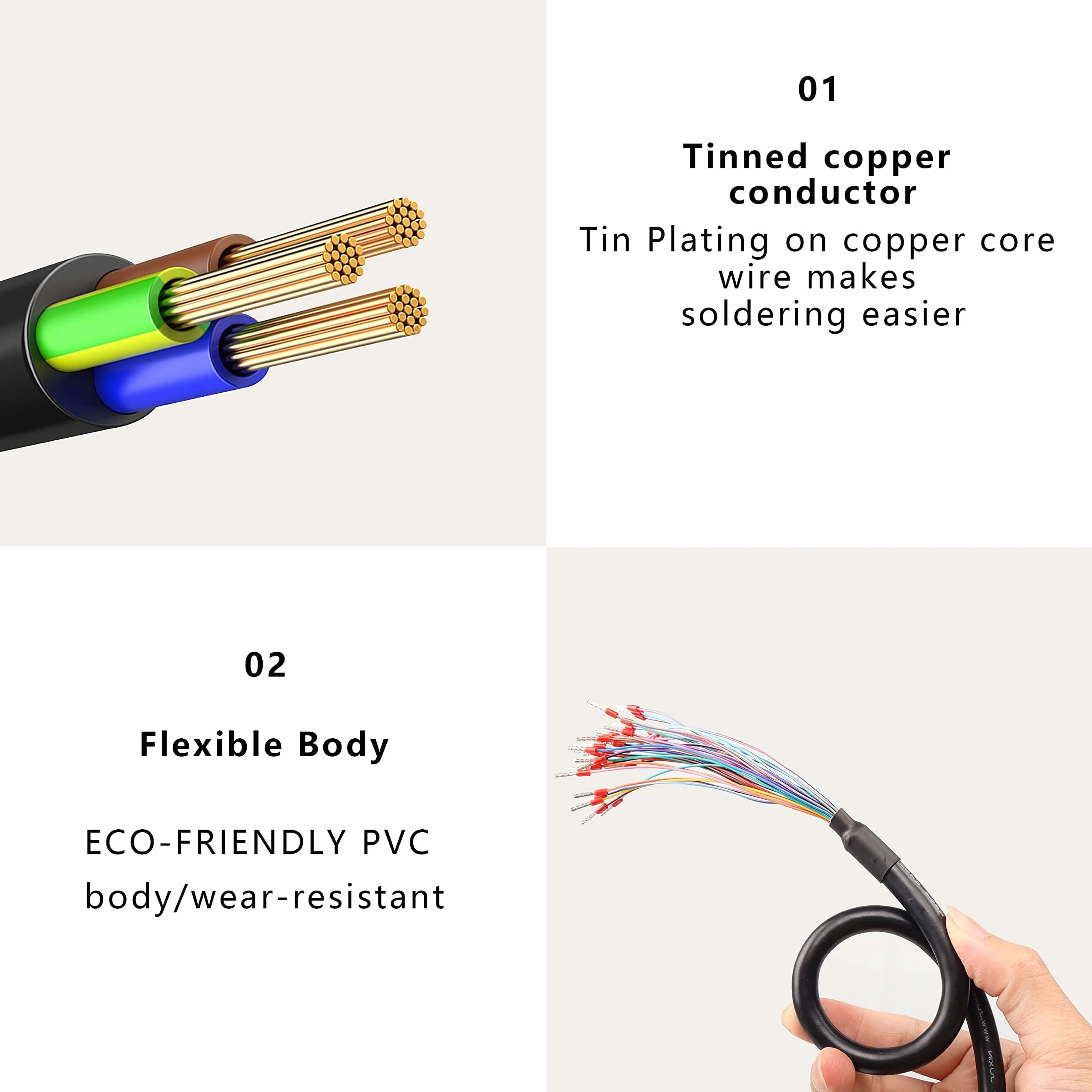 XMSJSIY Adaptateur de connecteur db37 câble d'extension série à 37 broches sans soudure câble de remplacement de prise de port à 37 broches avec fil nu - 1M (db37 mâle)