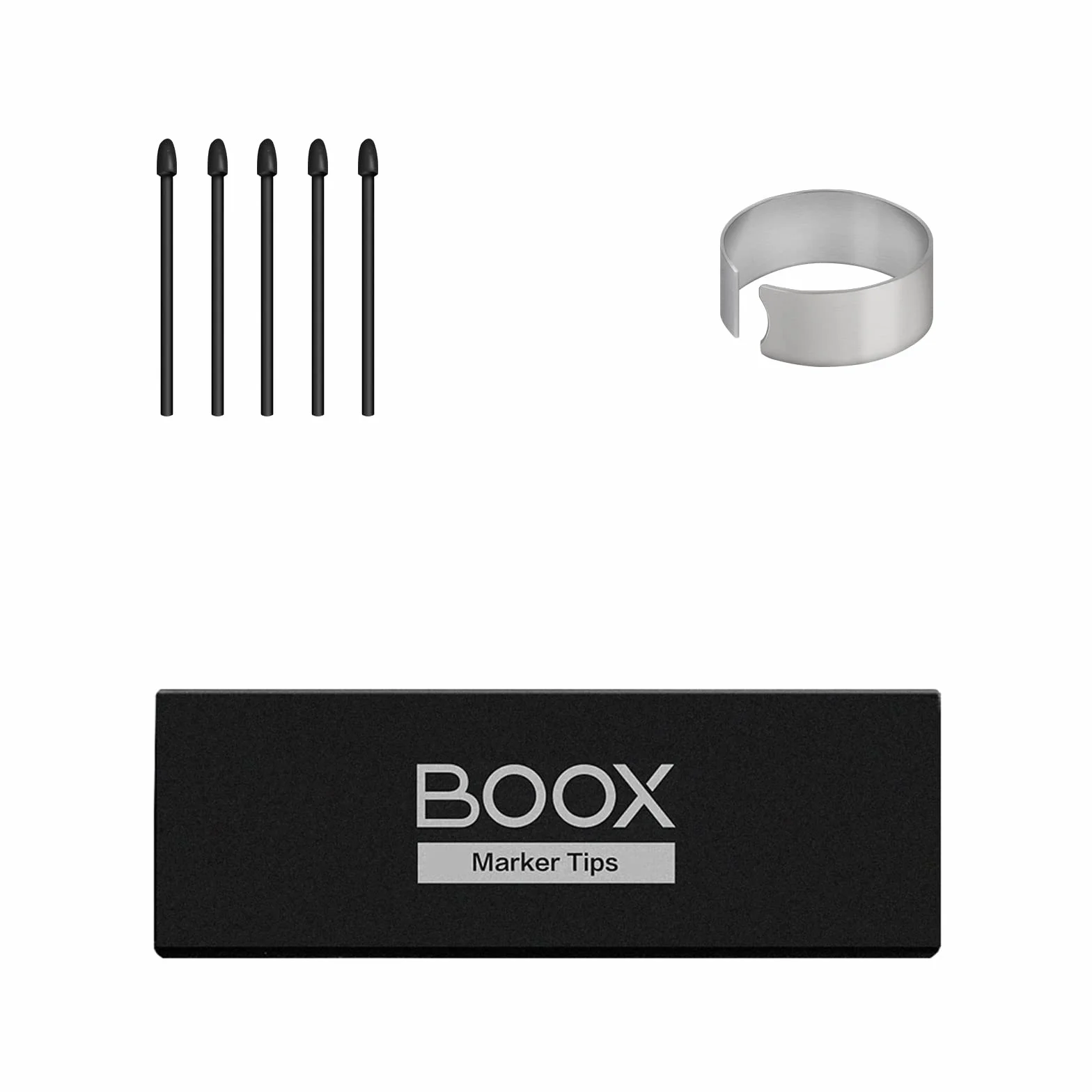 BOOX 5 Pointes Stylet Remplacement pour Pen2 Pro, Pen Plus, Triangle Pen, Noir