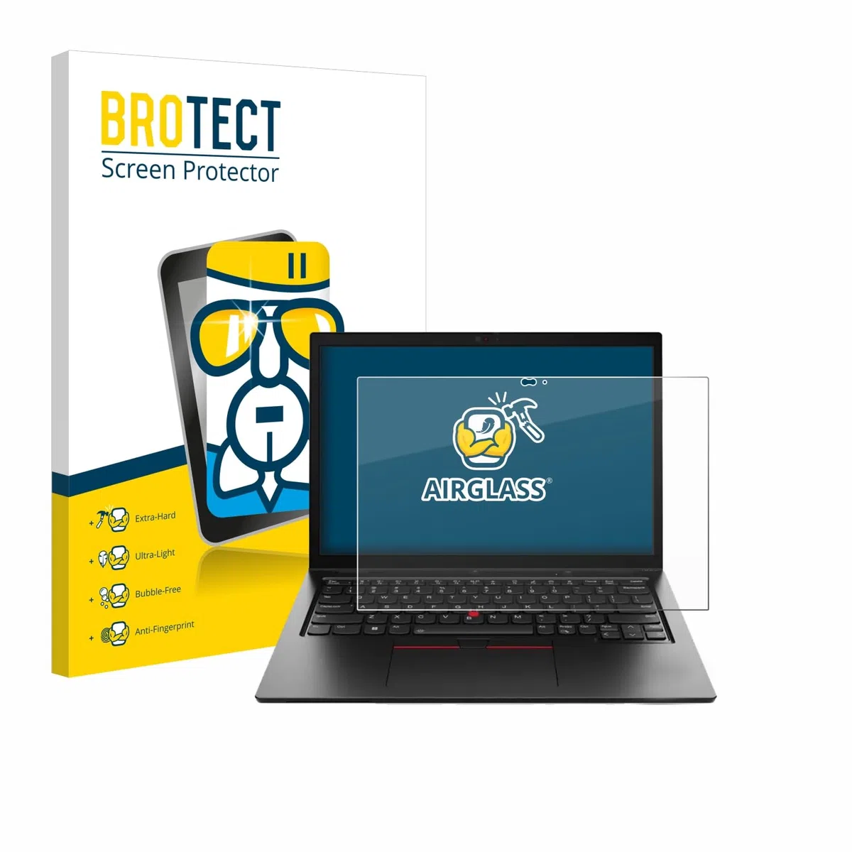 brotect Protection Écran Verre pour Lenovo ThinkPad L13 Yoga Gen 4 Film Protecteur Vitre 9H [Anti-Rayures, Transparent]