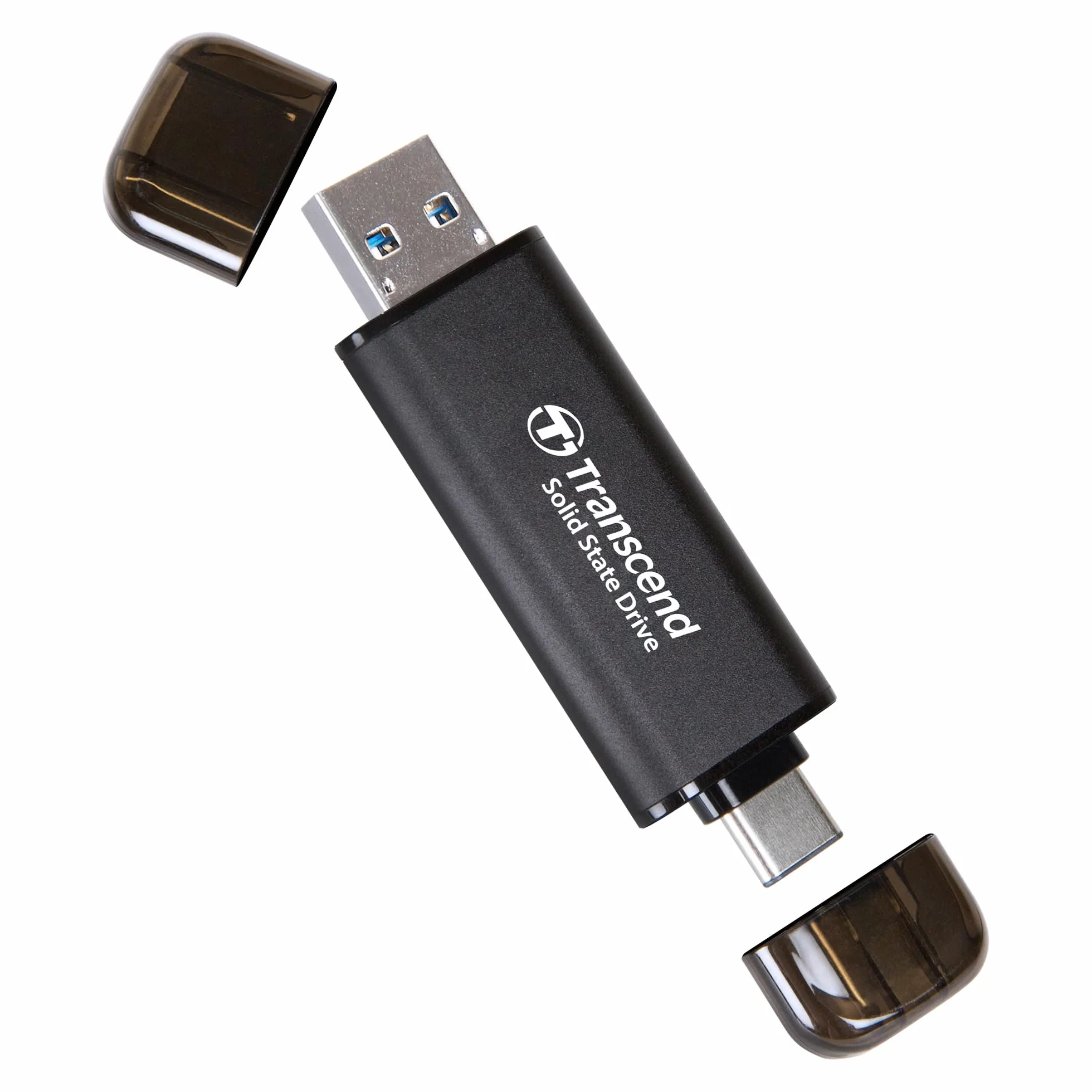 Transcend ESD310C SSD Portable 512Go Type-A/Type-C Compatible PS4/PS5 Noir - TS512GESD310C