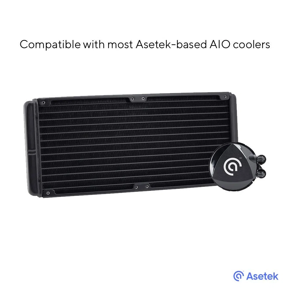 Intel LGA1700 Kit de rétention pour refroidisseurs liquides à base d'Asetek – Kit avec finition premium et installation facile