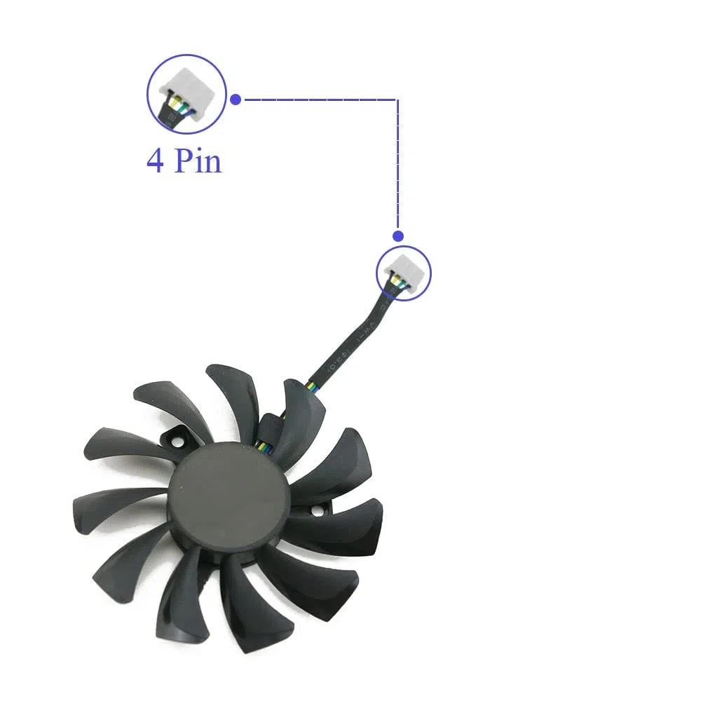 GA81S2U Ventilateur de refroidissement pour carte graphique GPU GTX970 75 mm pour ZOTAC GeForce GTX 970