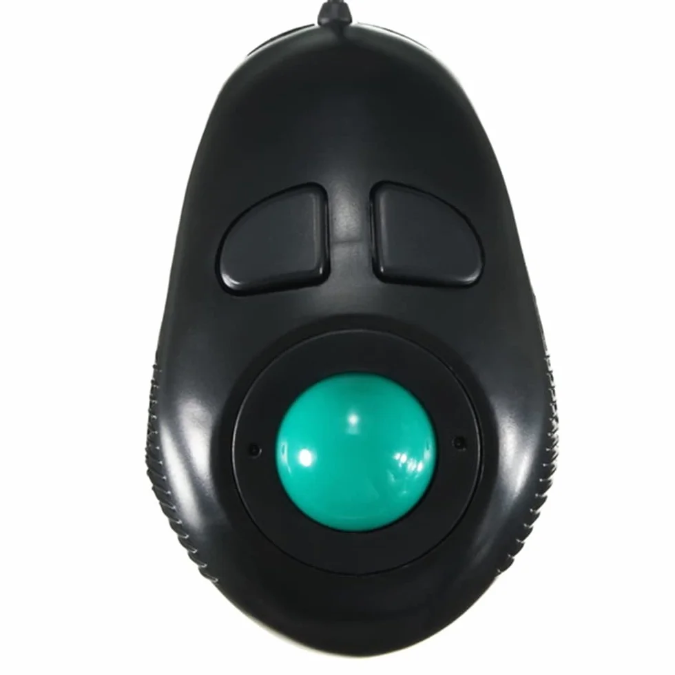 Générique Nouvelle Souris à Main pour Doigts, 4DB Mini Souris Trackball Souris Filaire Portable avec contrôle du Pouce pour Ordinateur PC Convient aux droitiers et aux gauchers