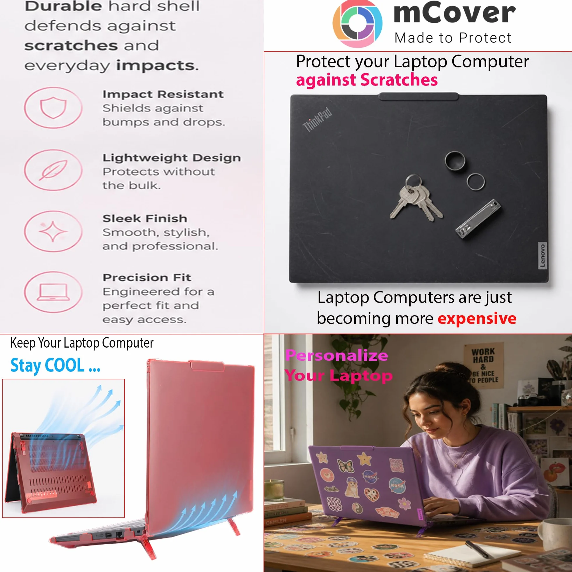 mCover Étui compatible uniquement avec Lenovo IdeaPad Slim 3 2022-2024 15" | 3i 15ABR8 / 15AMN8 / 15IAH8 / 15IAN8 / 15IRH8 / 15IRU8 (ne convient pas aux autres modèles Lenovo) - Noir