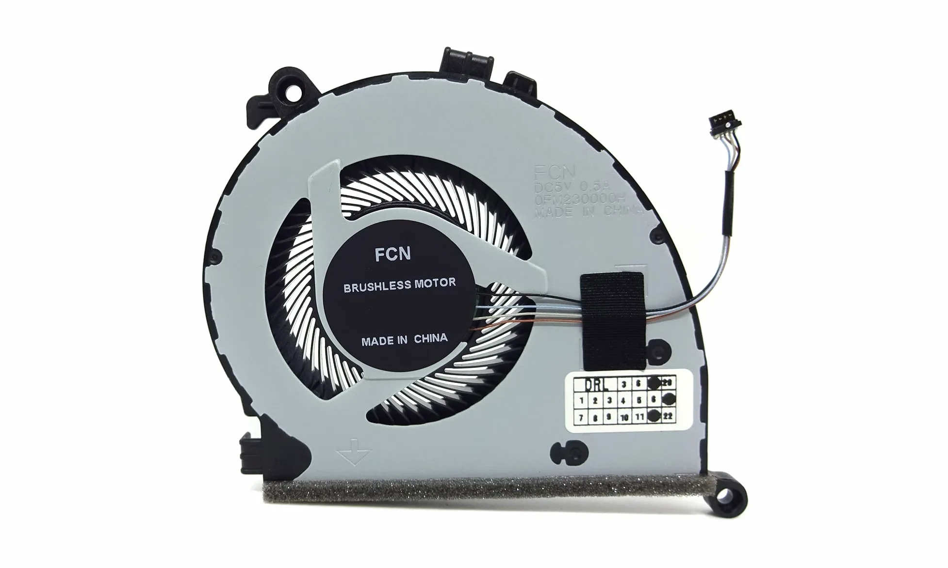Ventilateur de refroidissement CPU pour Lenovo ThinkBook 14-IIL, 14-IML, 15-IIL, 15-IML ; PN: 5F10S13905, DQ5D576G011;
