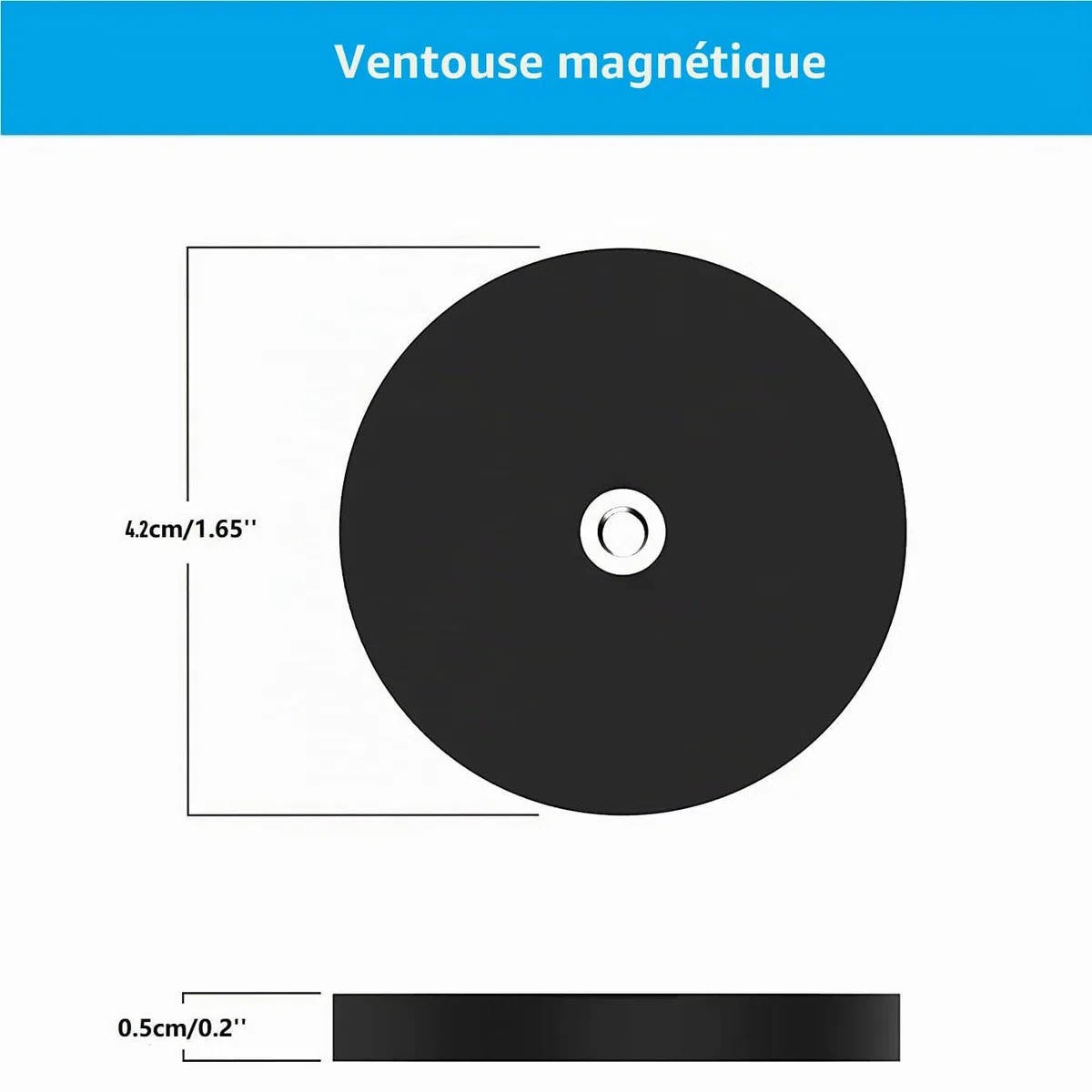 Support lumineux pour webcam, anneau lumineux de 26 cm avec support de bureau et support magnétique compatible avec Logitech C920 StreamCam C922 C930 C925 C615 BrioWebcams