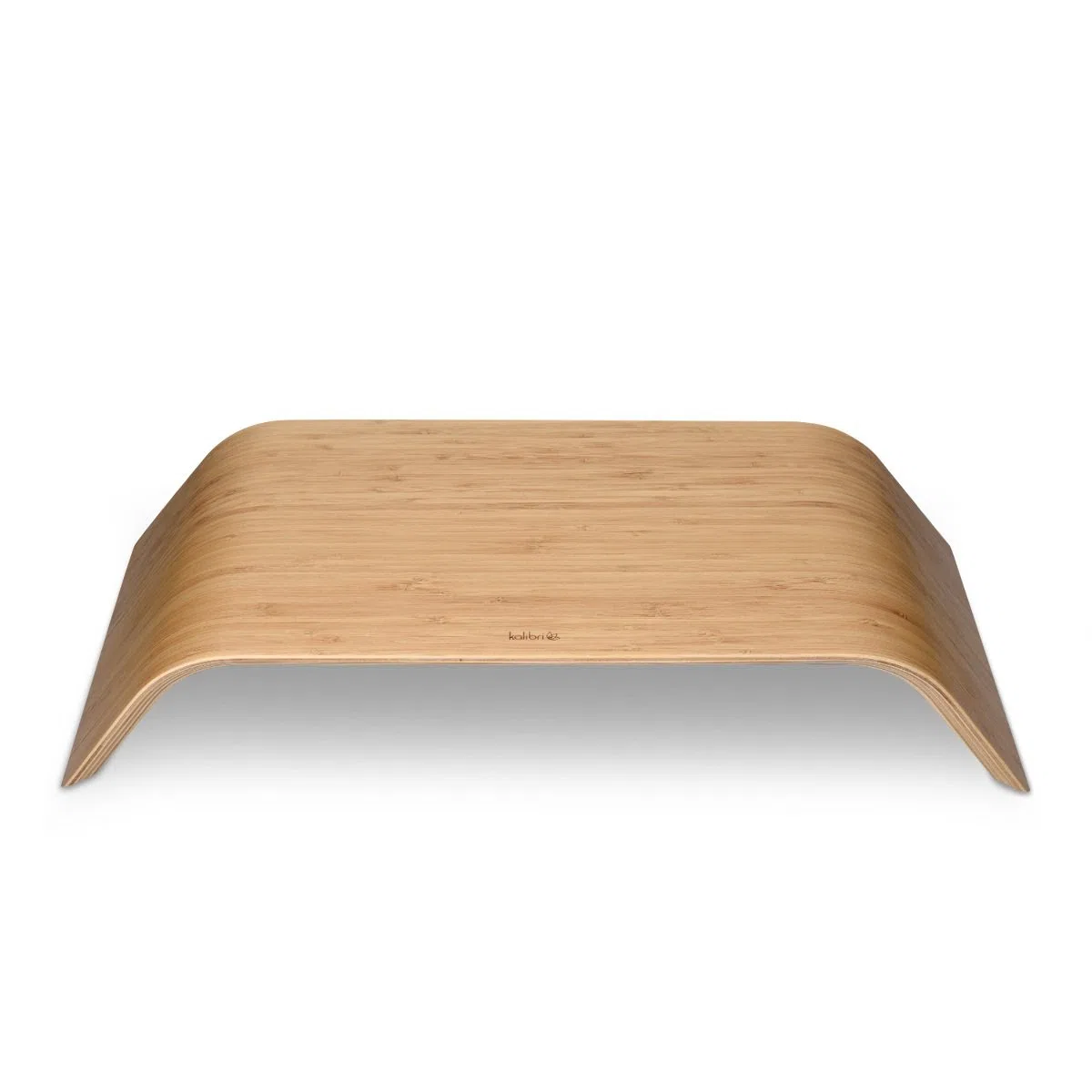 kalibri Support pour écran en Bois - Socle réhausseur en Bois de Bambou pour Ordinateur de Bureau PC TV Tablette - Banc Repose écran Moniteur