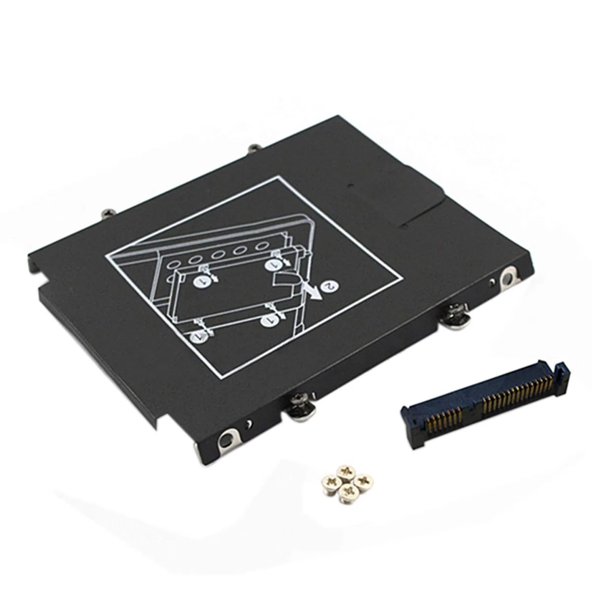 Bestparts Support de Disque Dur pour HP Elitebook Folio 9470 m 9480 m + Disque Dur connecteur US