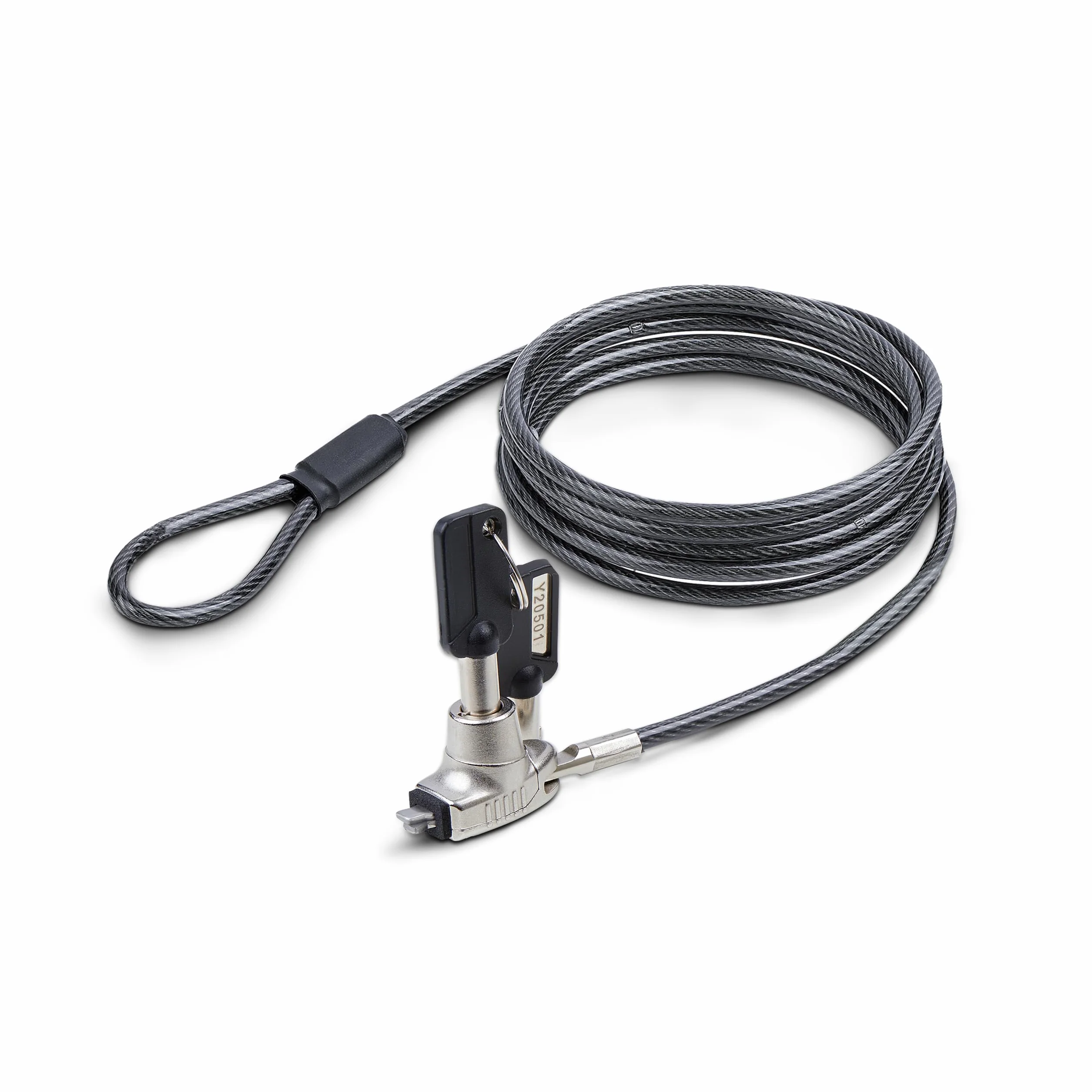 StarTech.com Antivol pour Ordinateur Portable Compatible Slot Noble Wedge , Câble de Verrouillage de 1,5m, Serrure à Clé