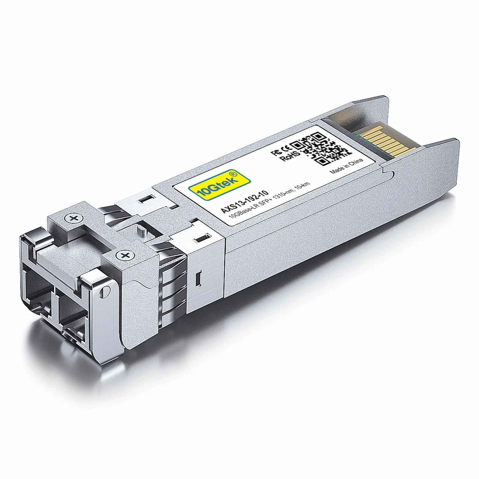 10Gtek pour Ubiquiti SFP+ Monomode Transceiver UF-SM-10G-20-10G SFP+ LR Module, Dual LC Connecteur, 1310nm, 10km
