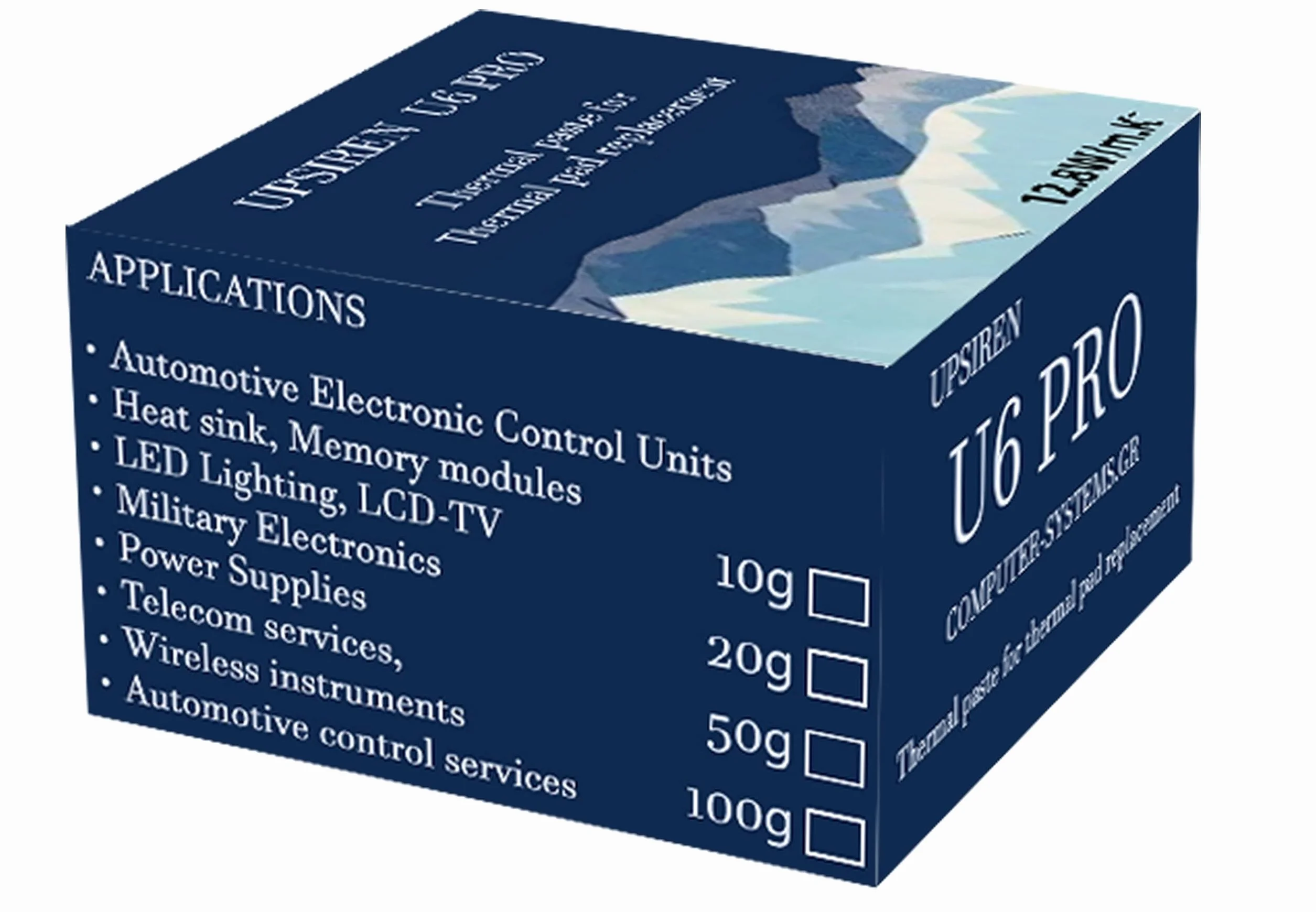 UPSIREN U6 Pro 10g Mastic Thermique pour Processeur VGA GPU IC Refroidissement Rapide Pad Thermique Remplacement Mastic de Blocage de la Chaleur Haute Performance