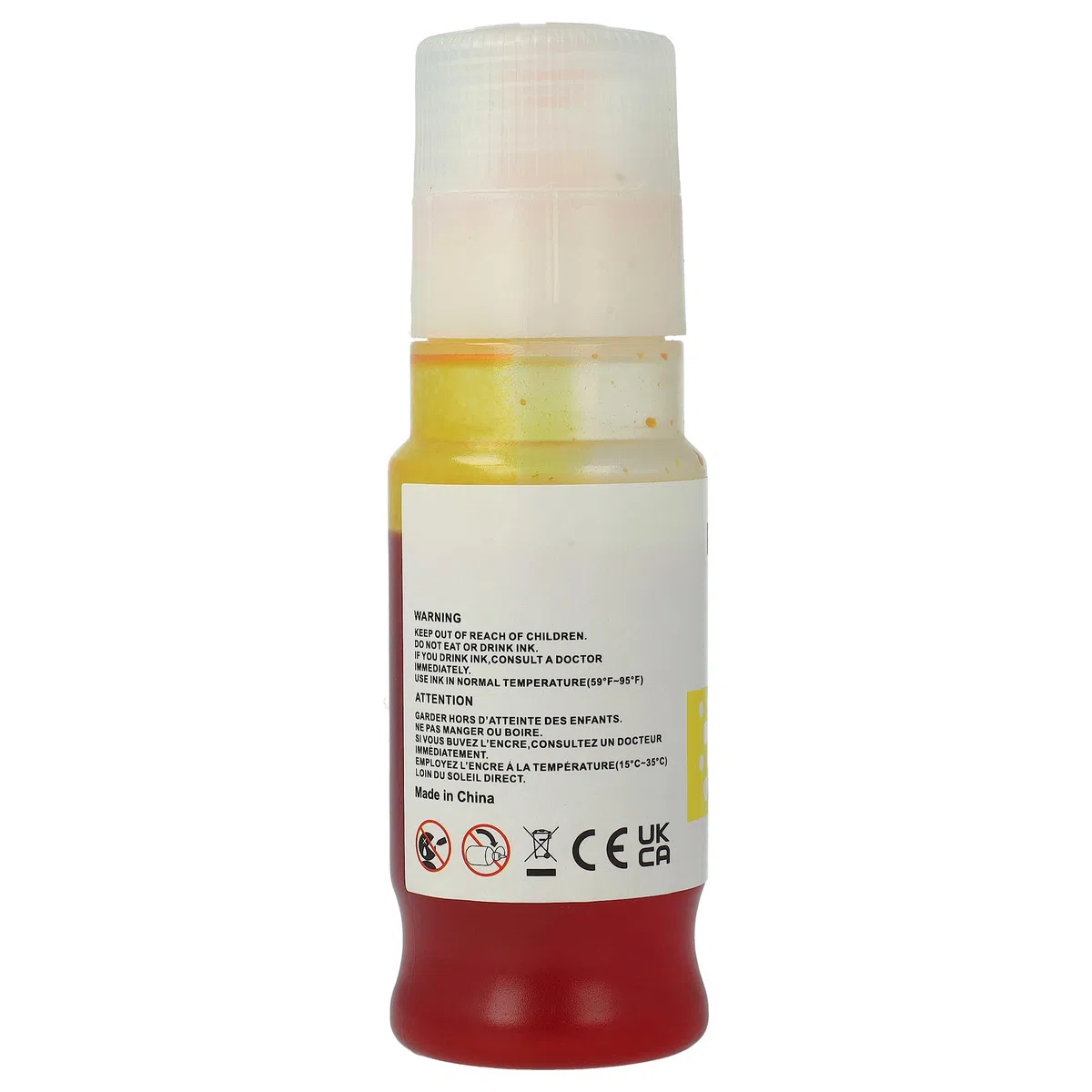 vhbw 4X Encre de Recharge Remplacement pour Canon GI-11, GI-21, GI-41 imprimante - Kit de Recharge Dye Cyan, Dye Magenta, Dye Noir, Dye Jaune